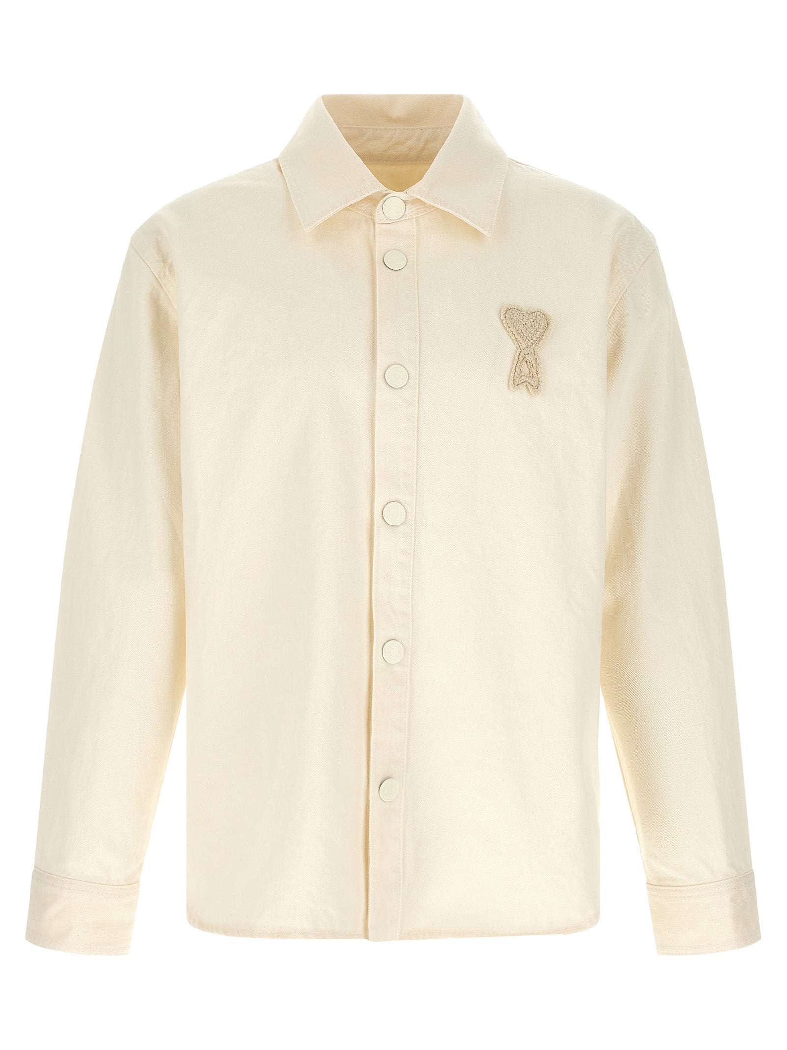 Ami Paris Beige Cotton Blouse Ami Paris