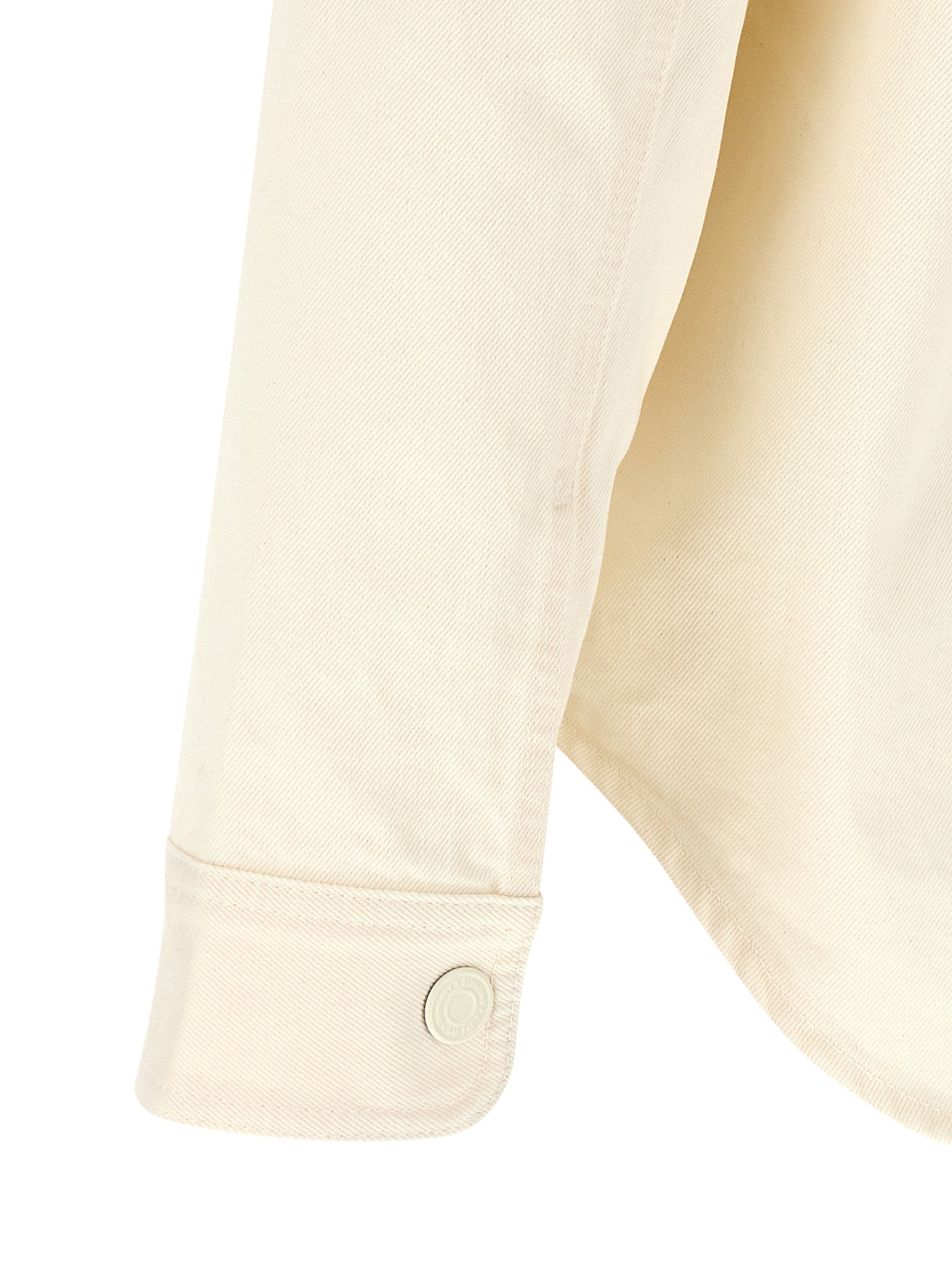 Ami Paris Beige Cotton Blouse Ami Paris