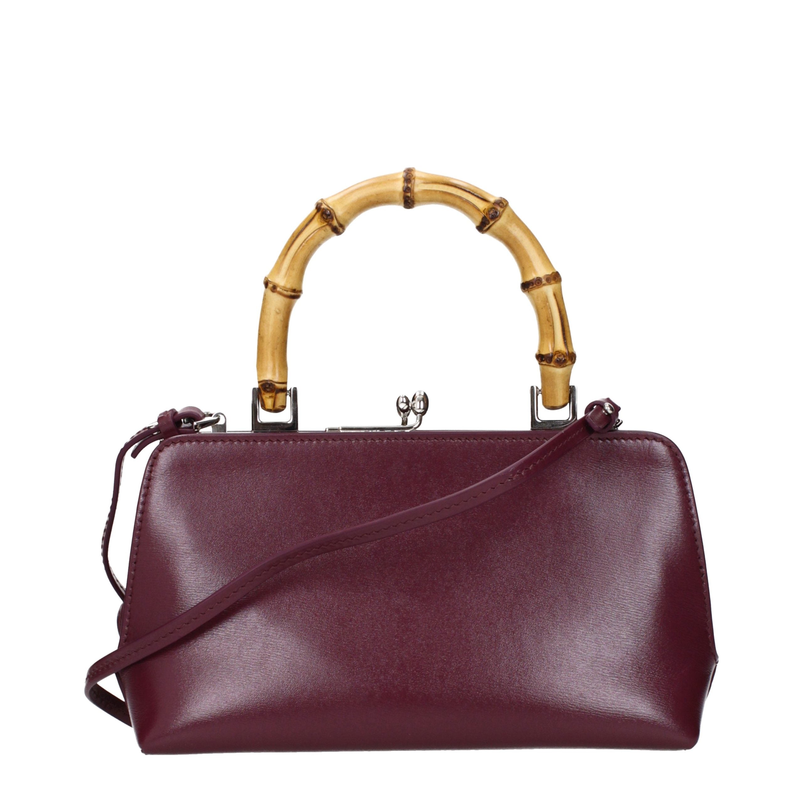 Jil Sander Red Leather Handbag Jil Sander