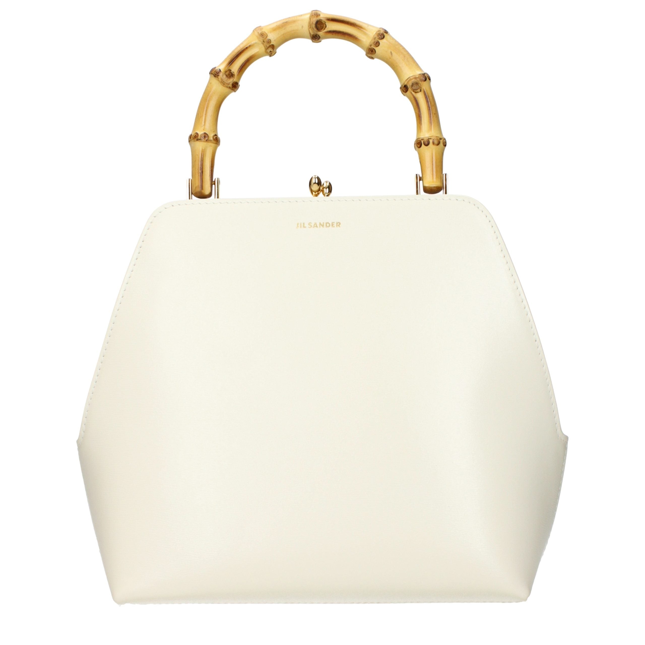 Jil Sander Beige Leather Handbag Jil Sander
