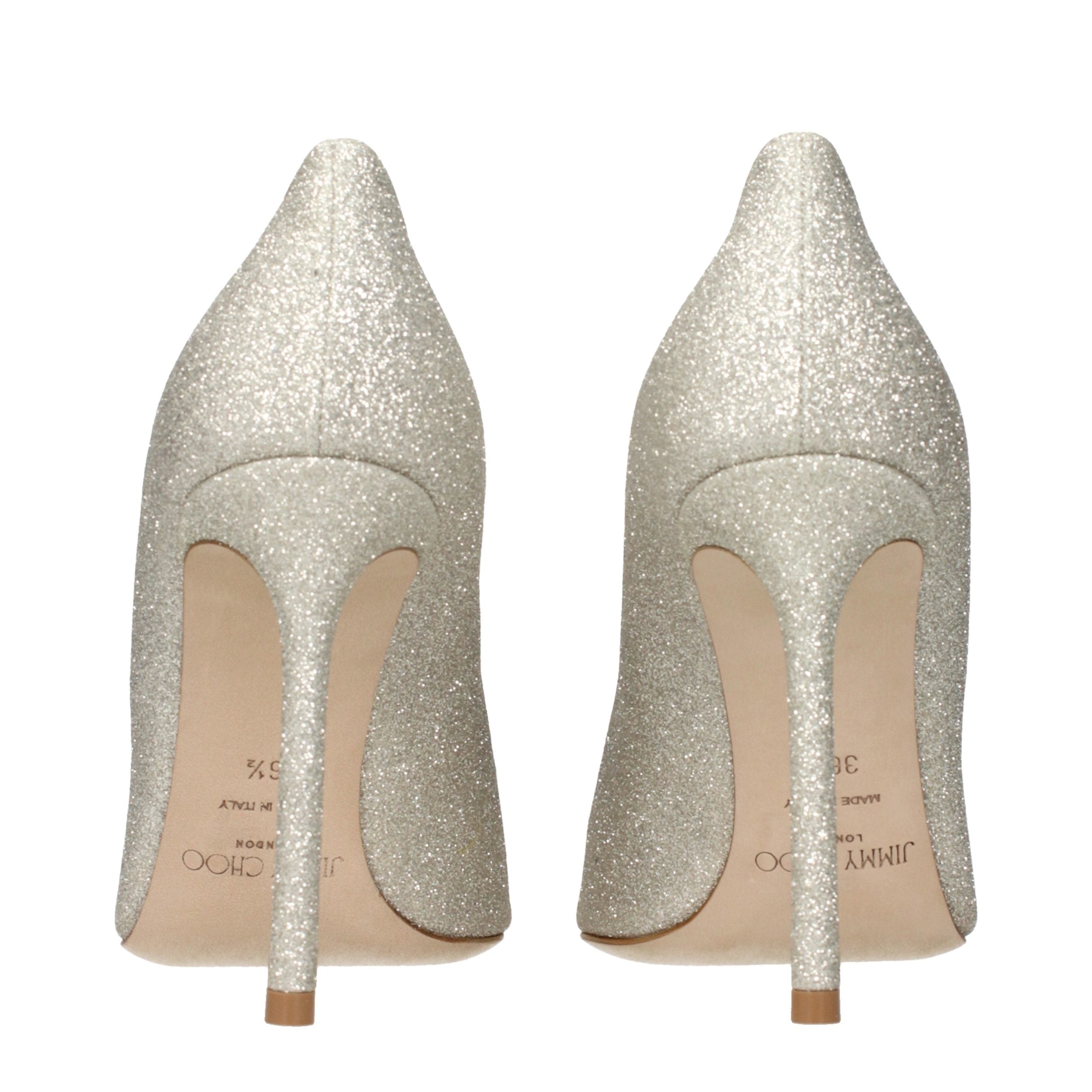 Jimmy Choo Gold Plastic High Heel Pumps Jimmy Choo
