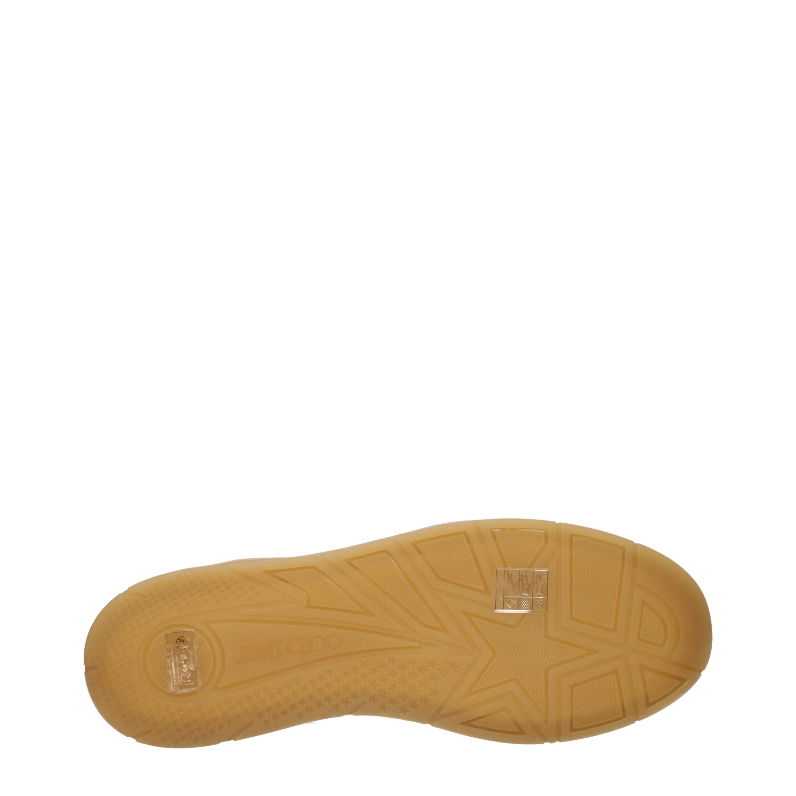 Jimmy Choo Beige Leather Low Top Sneakers Jimmy Choo