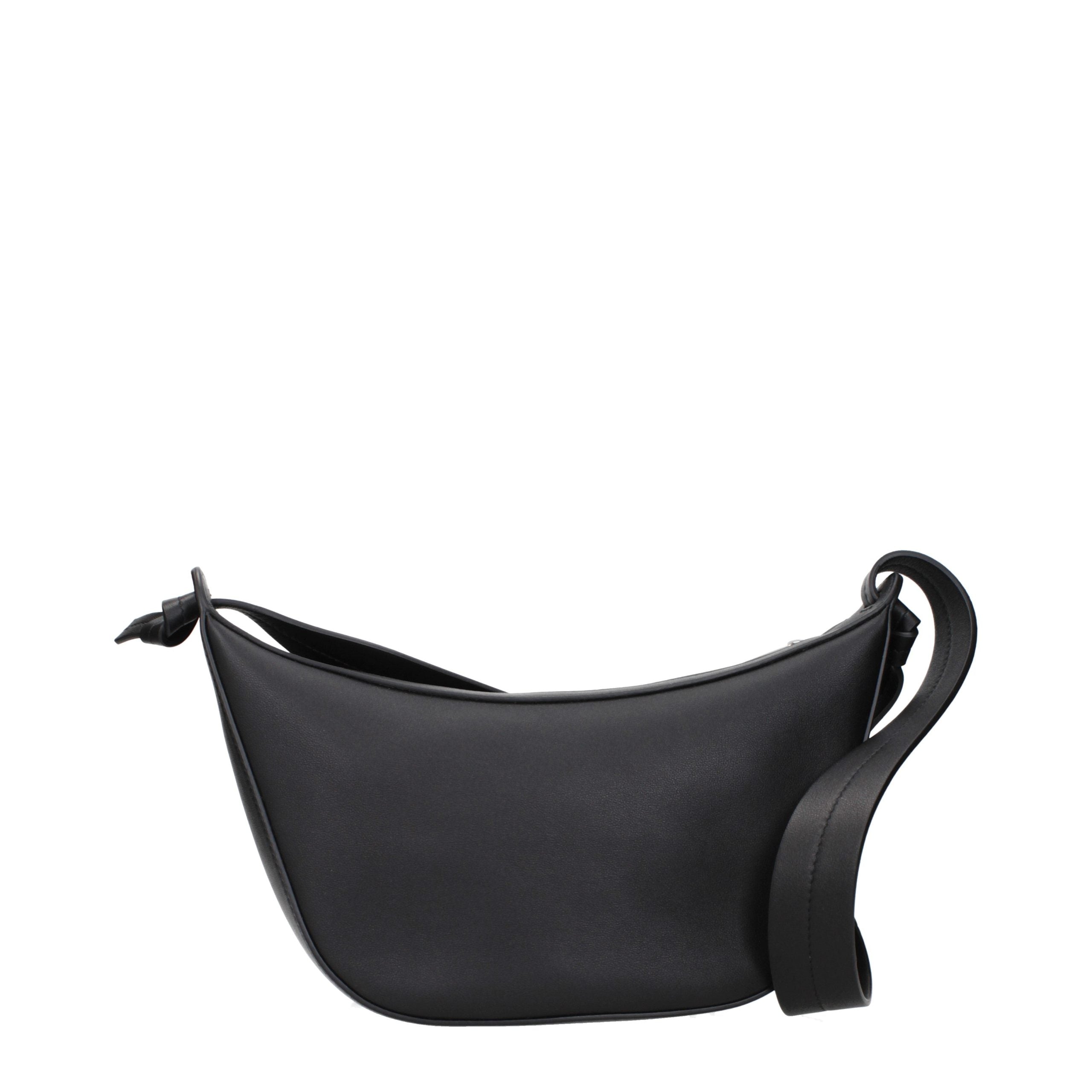 Jil Sander Black Leather Shoulder Bag Jil Sander