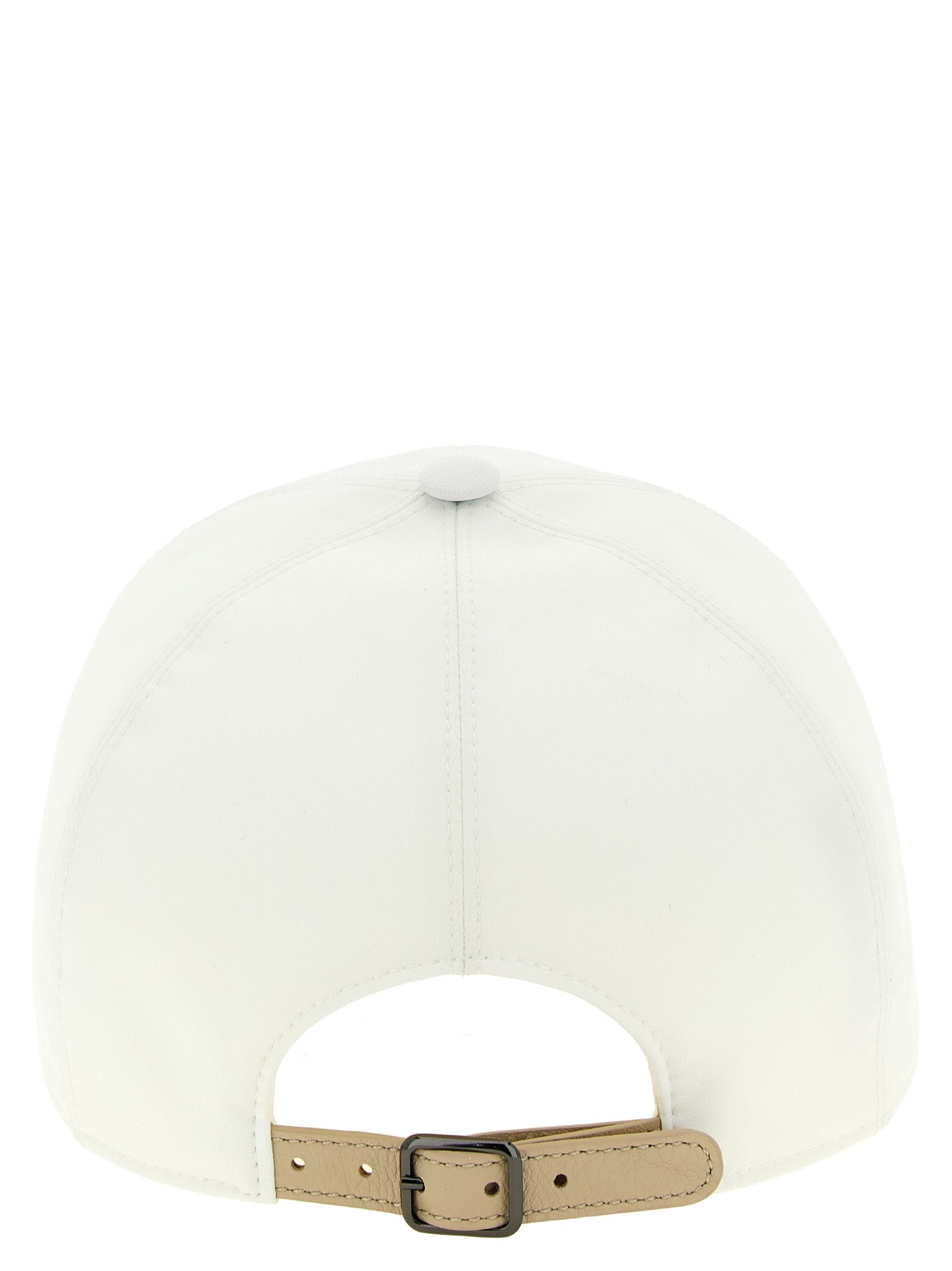 Brunello Cucinelli White Polyester Cap (Baseball Hat) Brunello Cucinelli
