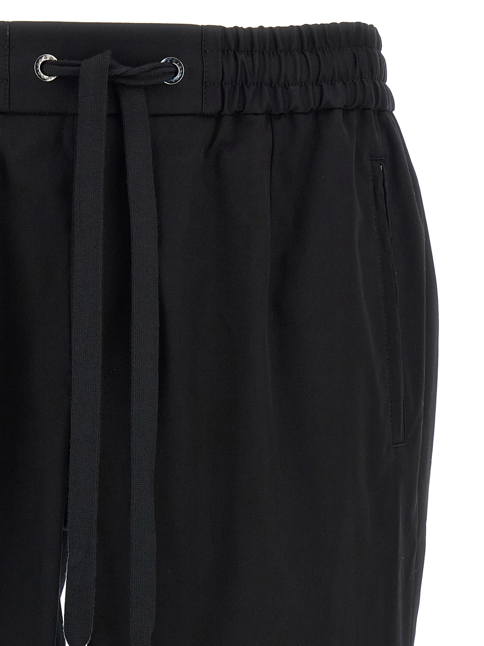 Dolce & Gabbana Black Cotton Casual Pants Dolce & Gabbana