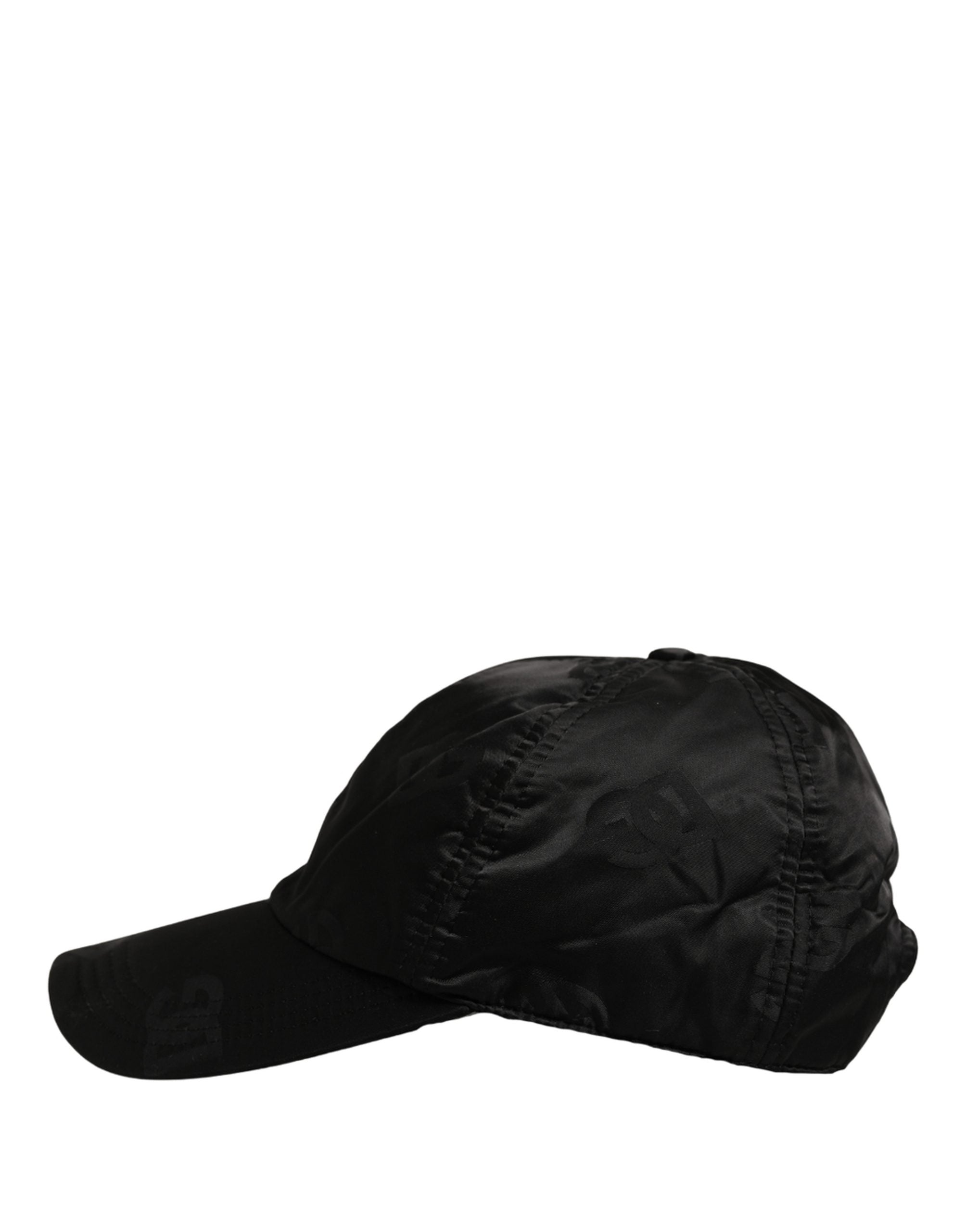 Dolce & Gabbana Men Black DG Monogram Baseball Capello Hat Dolce & Gabbana