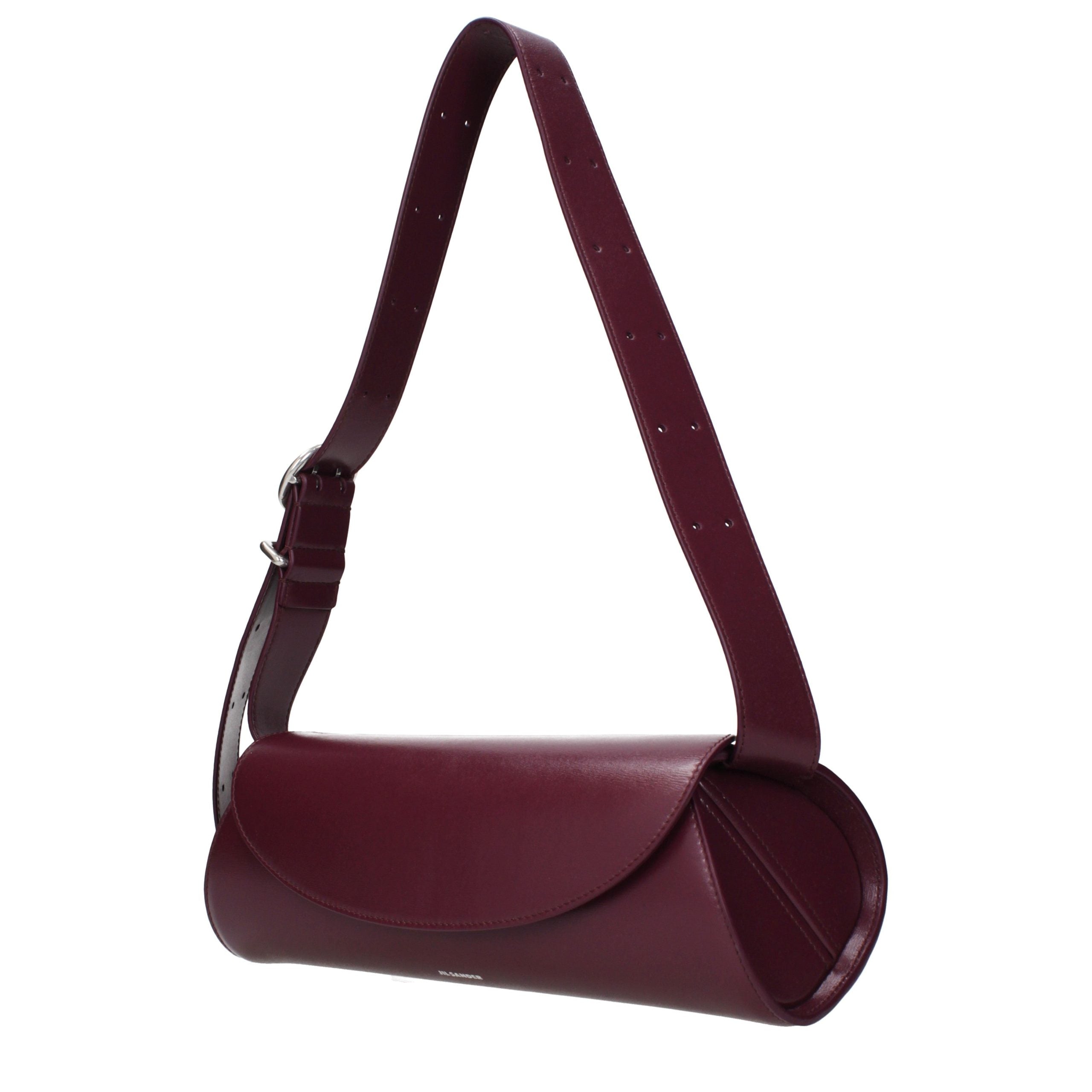 Jil Sander Red Leather Crossbody Bag Jil Sander