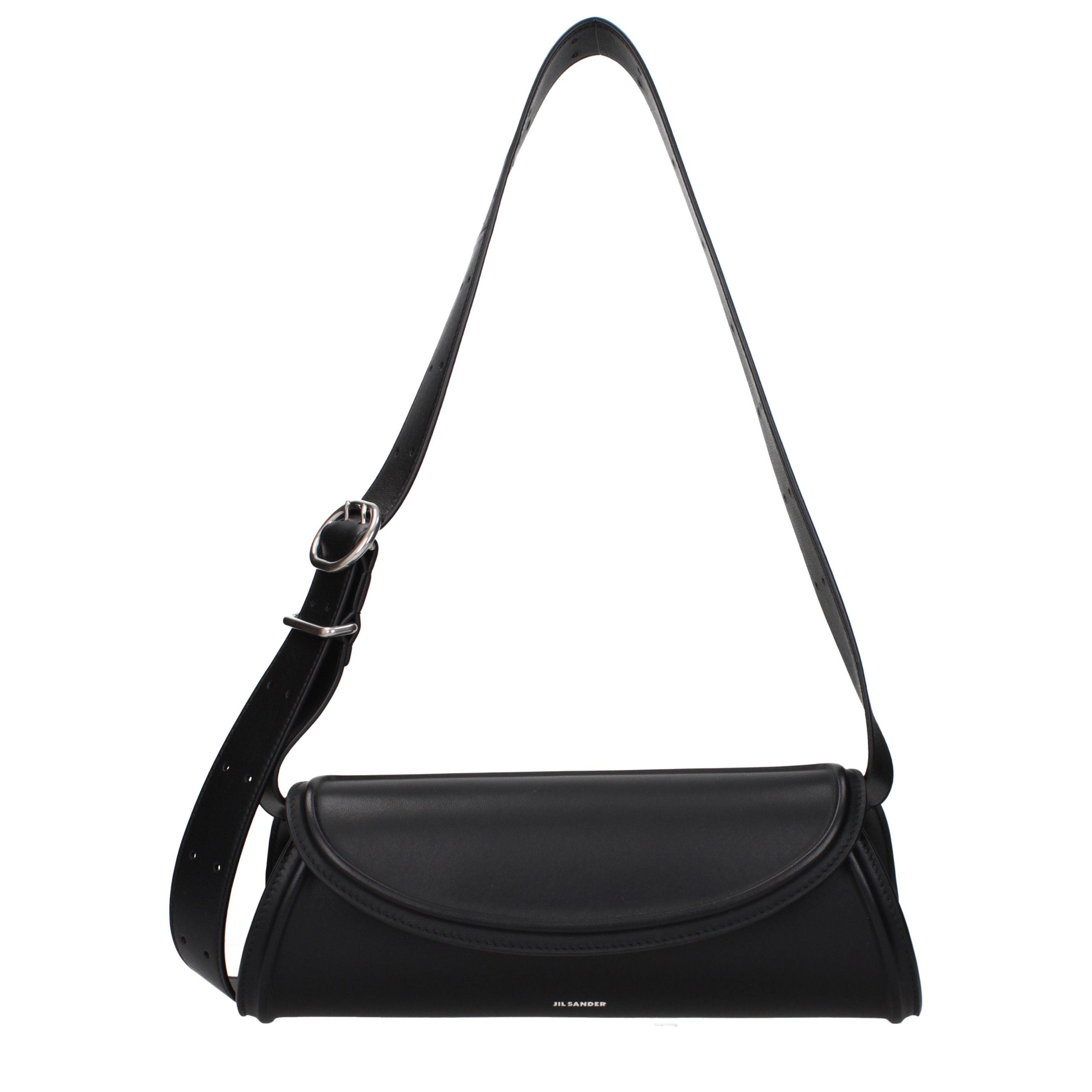 Jil Sander Black Leather Crossbody Bag Jil Sander