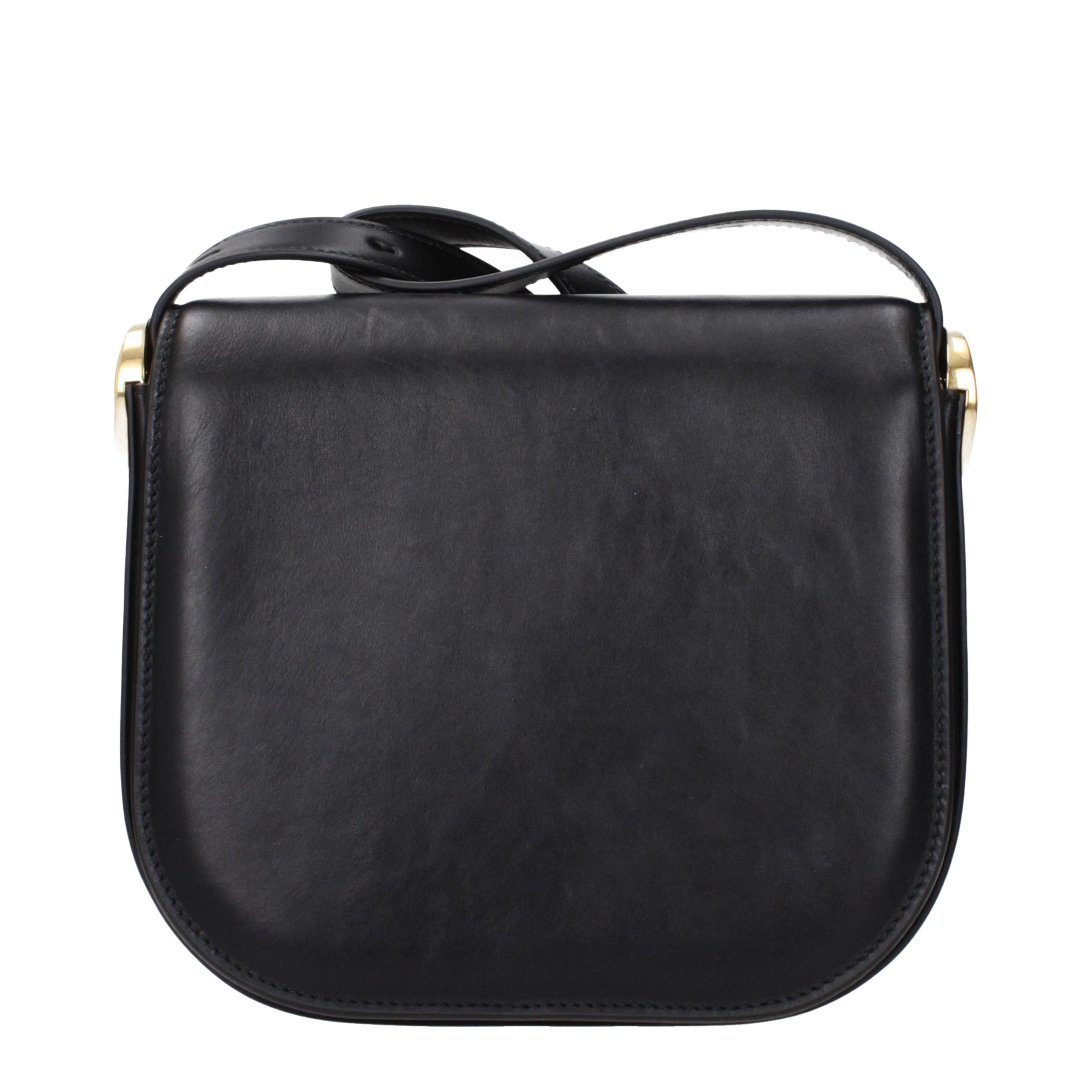 Jil Sander Black Leather Crossbody Bag Jil Sander