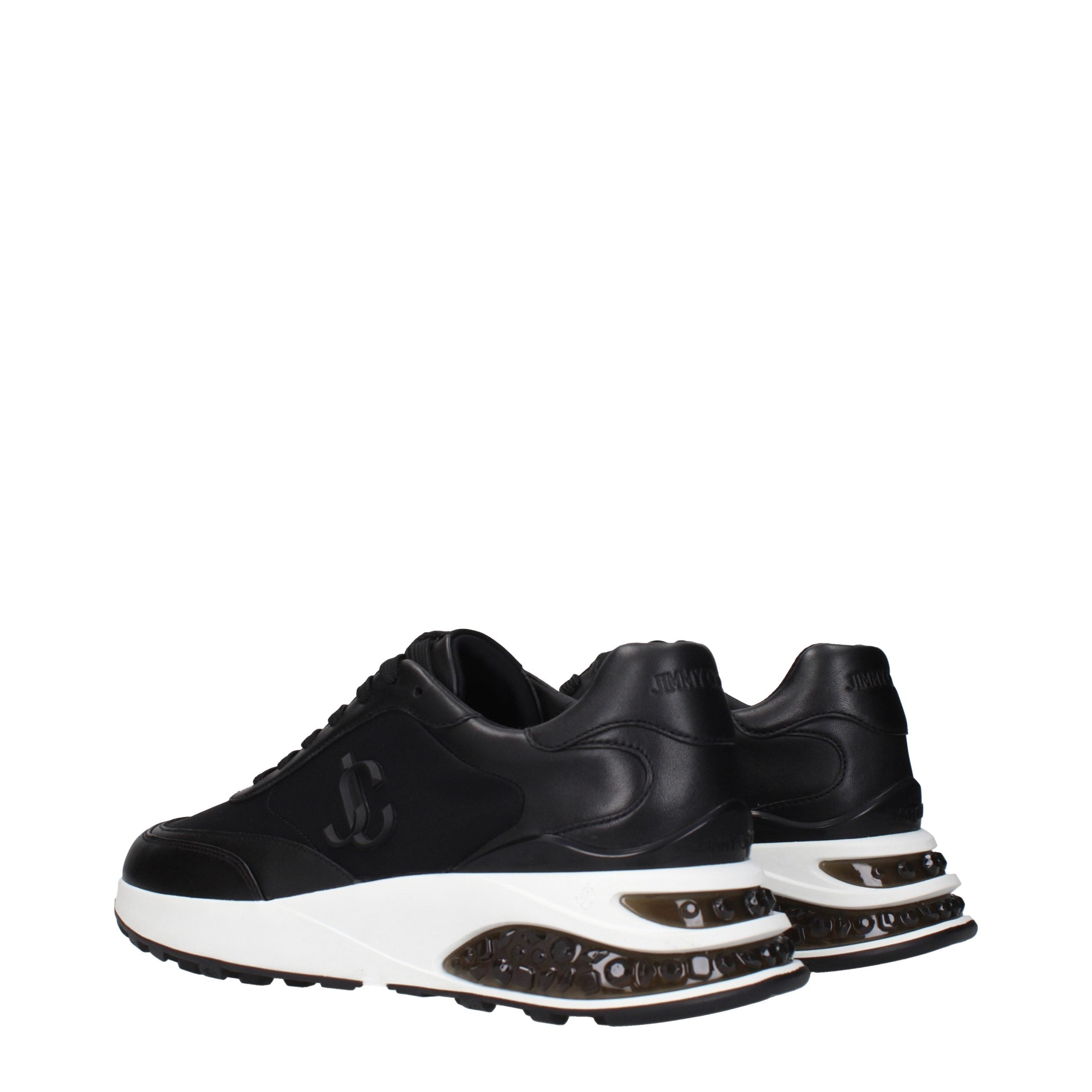 Jimmy Choo Black Fabric Athletic Sneakers Jimmy Choo