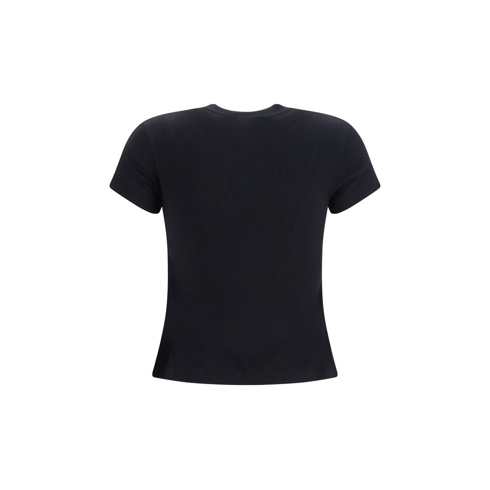 Off-White Black Cotton T-Shirt Off-White