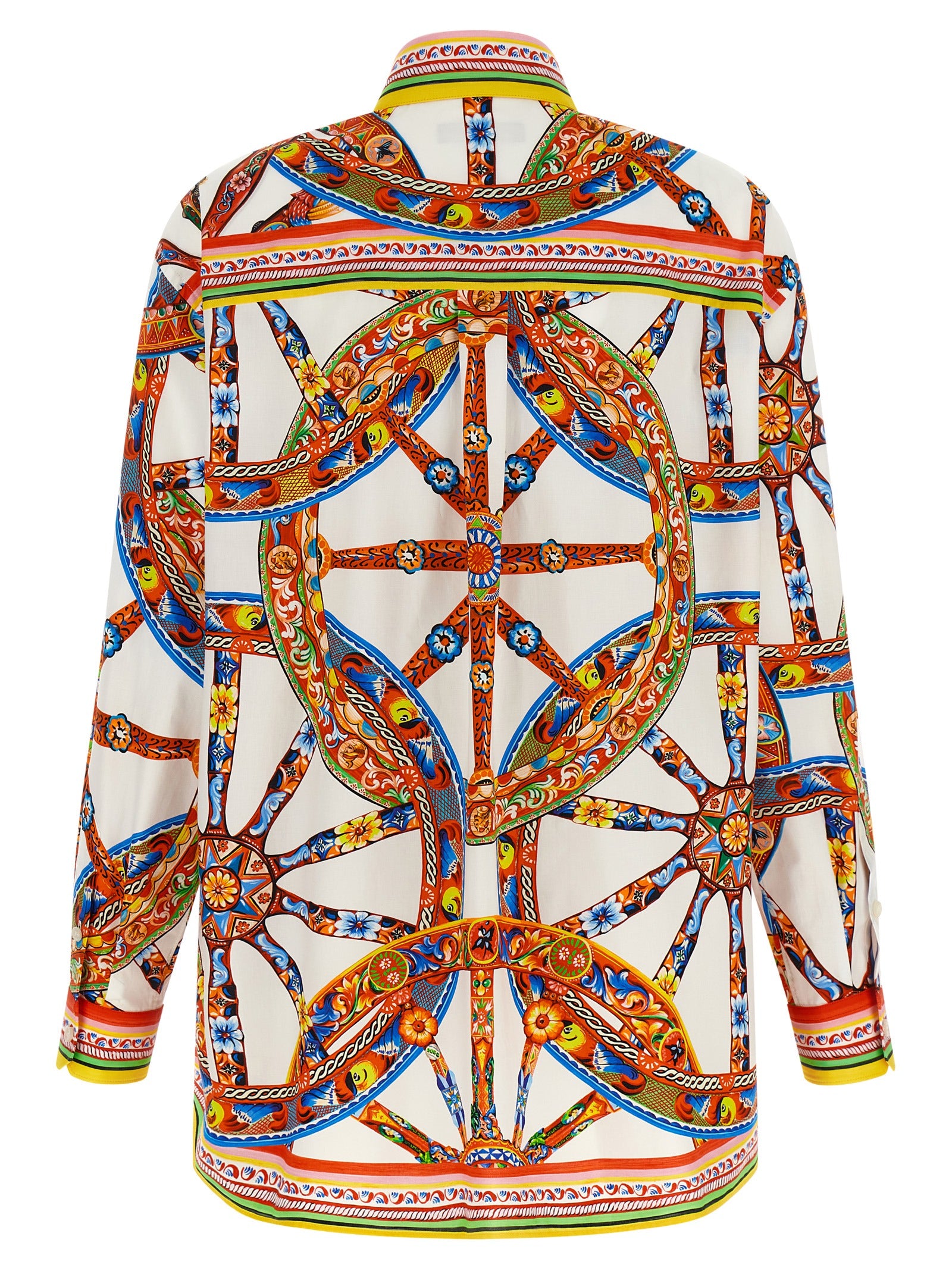 Dolce & Gabbana Multicolor Cotton Blouse Dolce & Gabbana