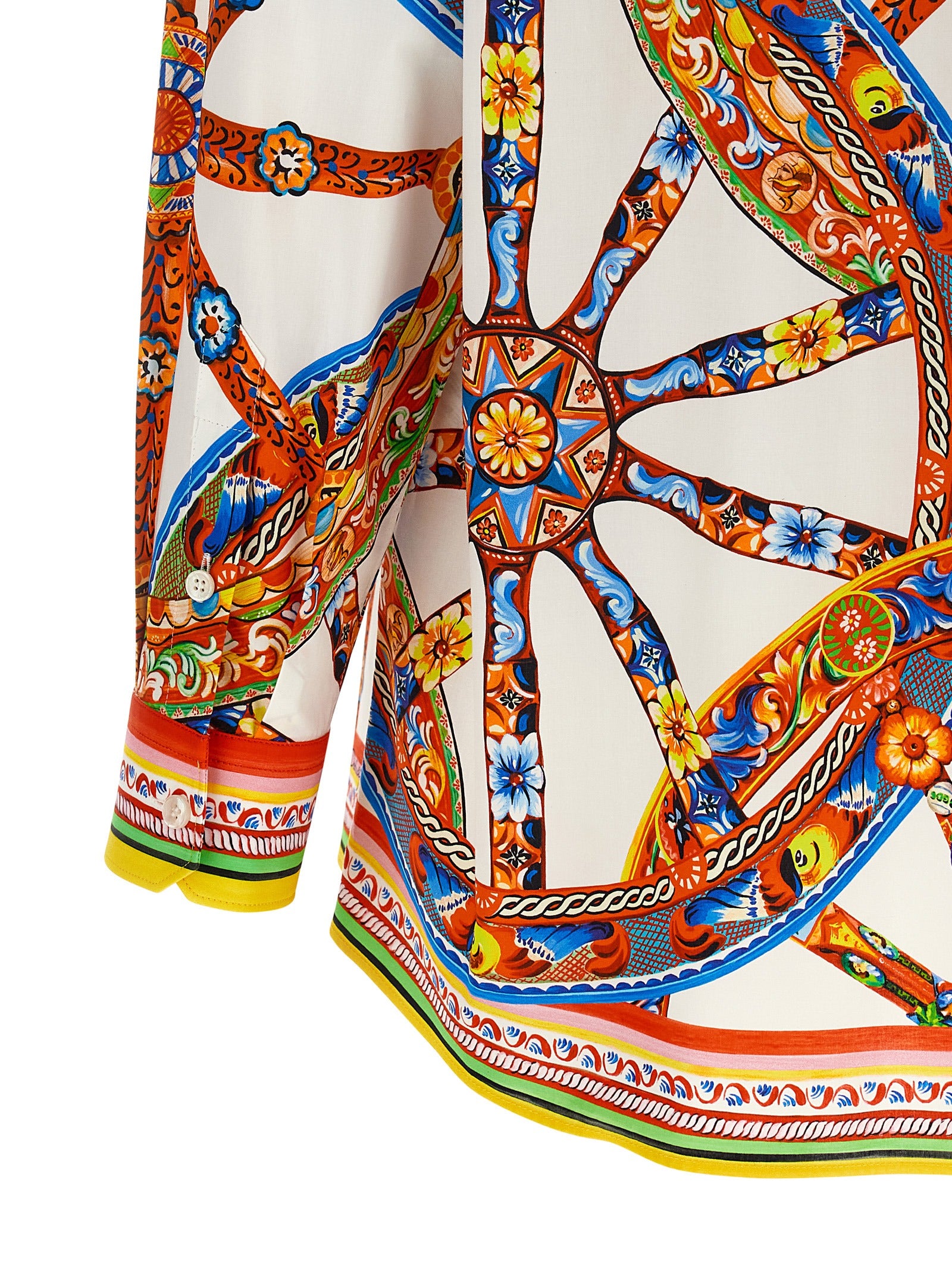 Dolce & Gabbana Multicolor Cotton Blouse Dolce & Gabbana