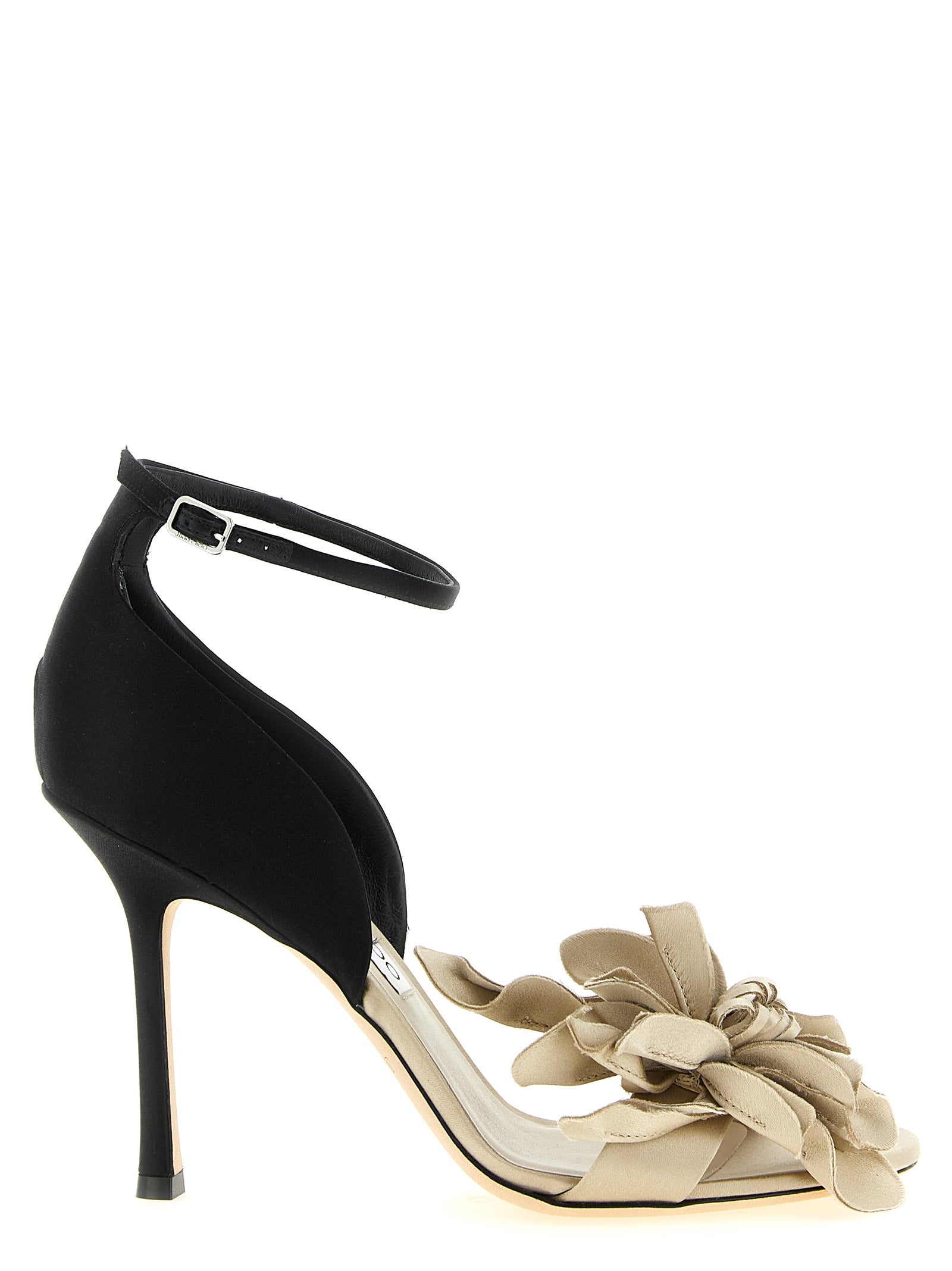 Jimmy Choo Multicolor Tencel Stiletto Heel Sandals Jimmy Choo