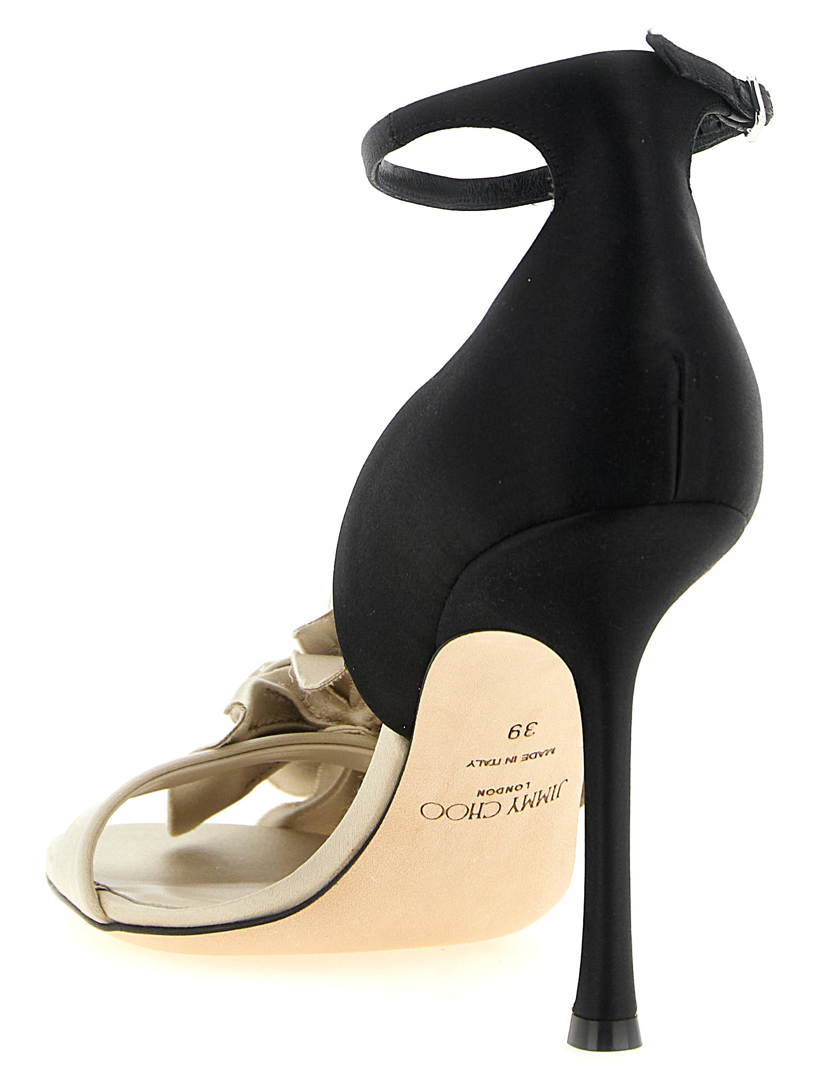Jimmy Choo Multicolor Tencel Stiletto Heel Sandals Jimmy Choo