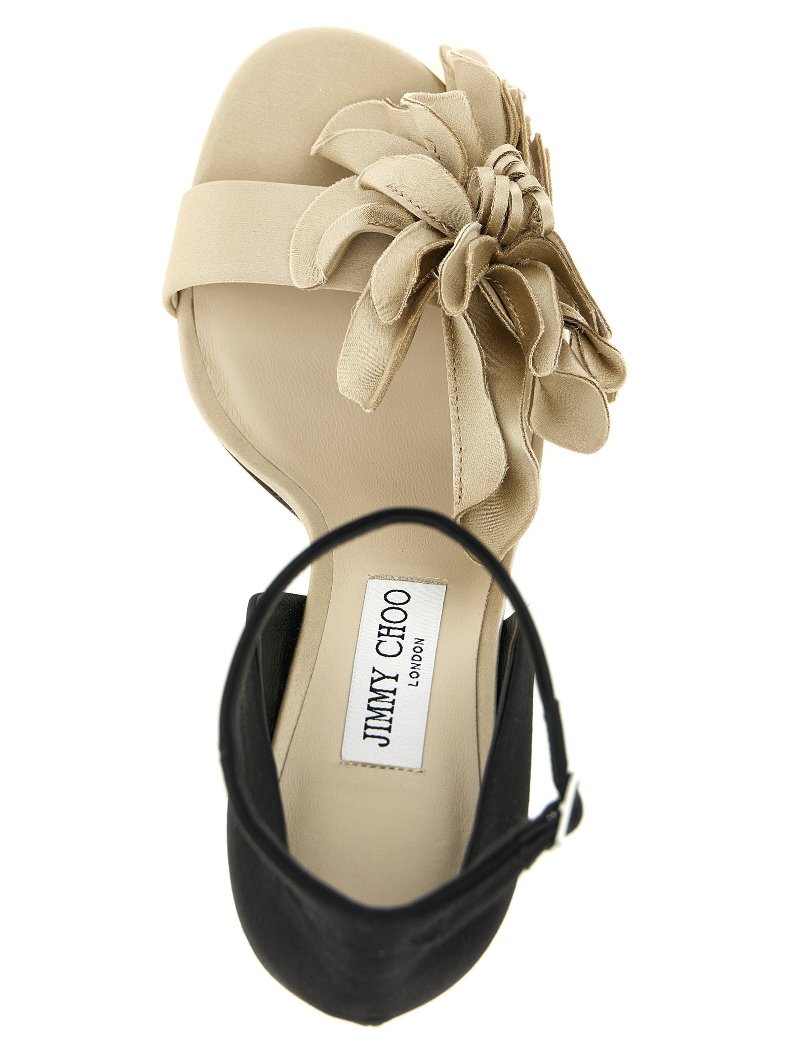 Jimmy Choo Multicolor Tencel Stiletto Heel Sandals Jimmy Choo