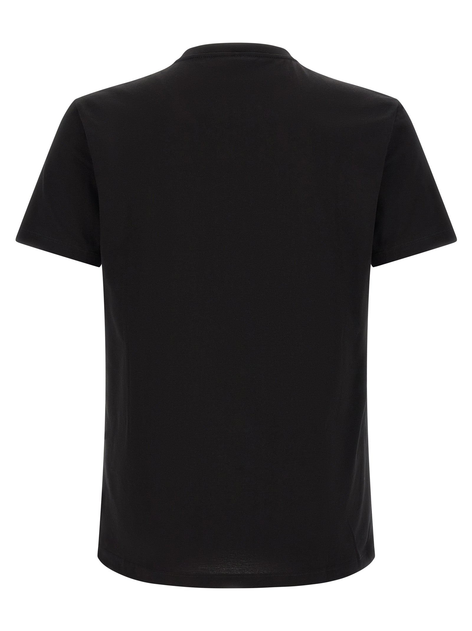 Versace Black Cotton T-Shirt Versace
