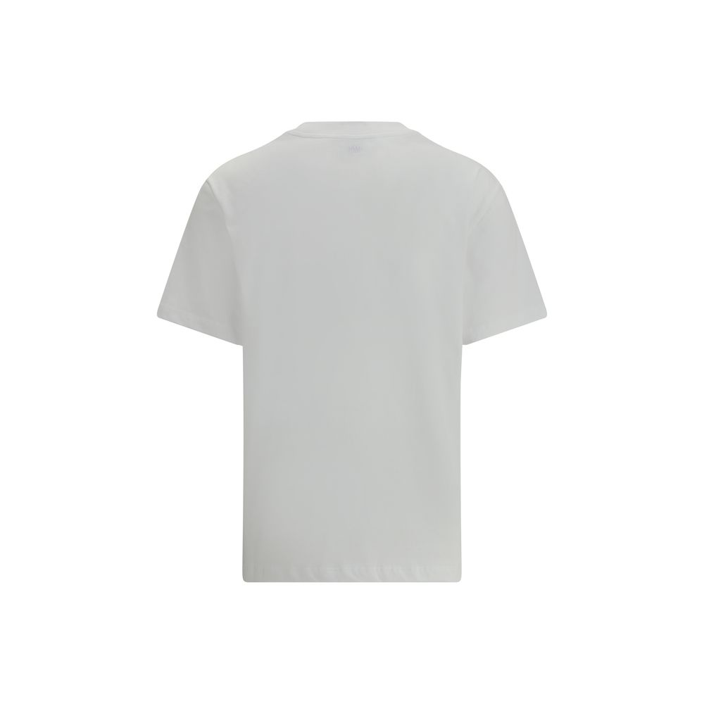 Ami Paris White Cotton T-Shirt Ami Paris
