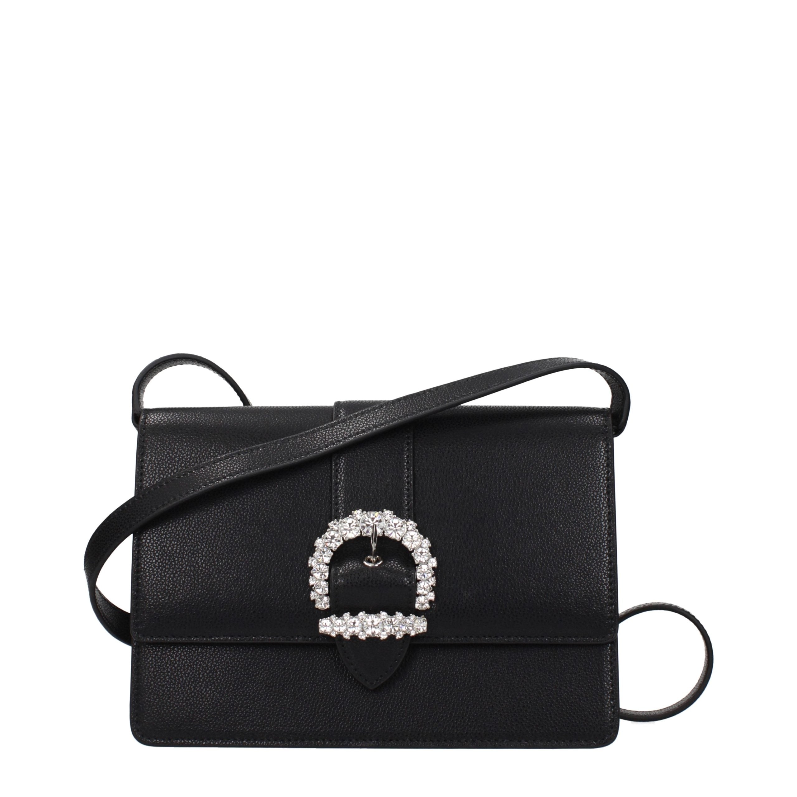 Jimmy Choo Black Leather Crossbody Bag Jimmy Choo