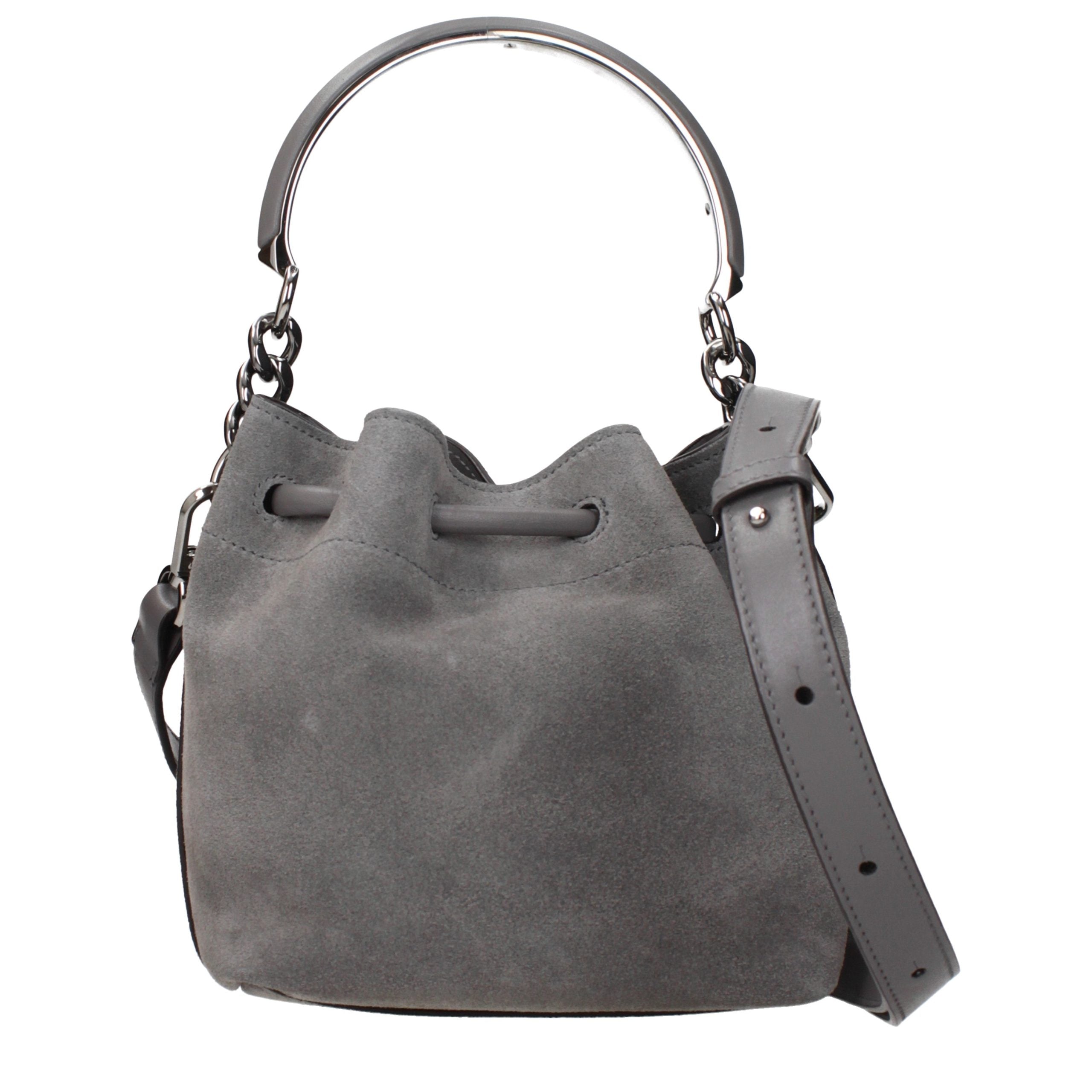 Jimmy Choo Gray Leather Handbag Jimmy Choo