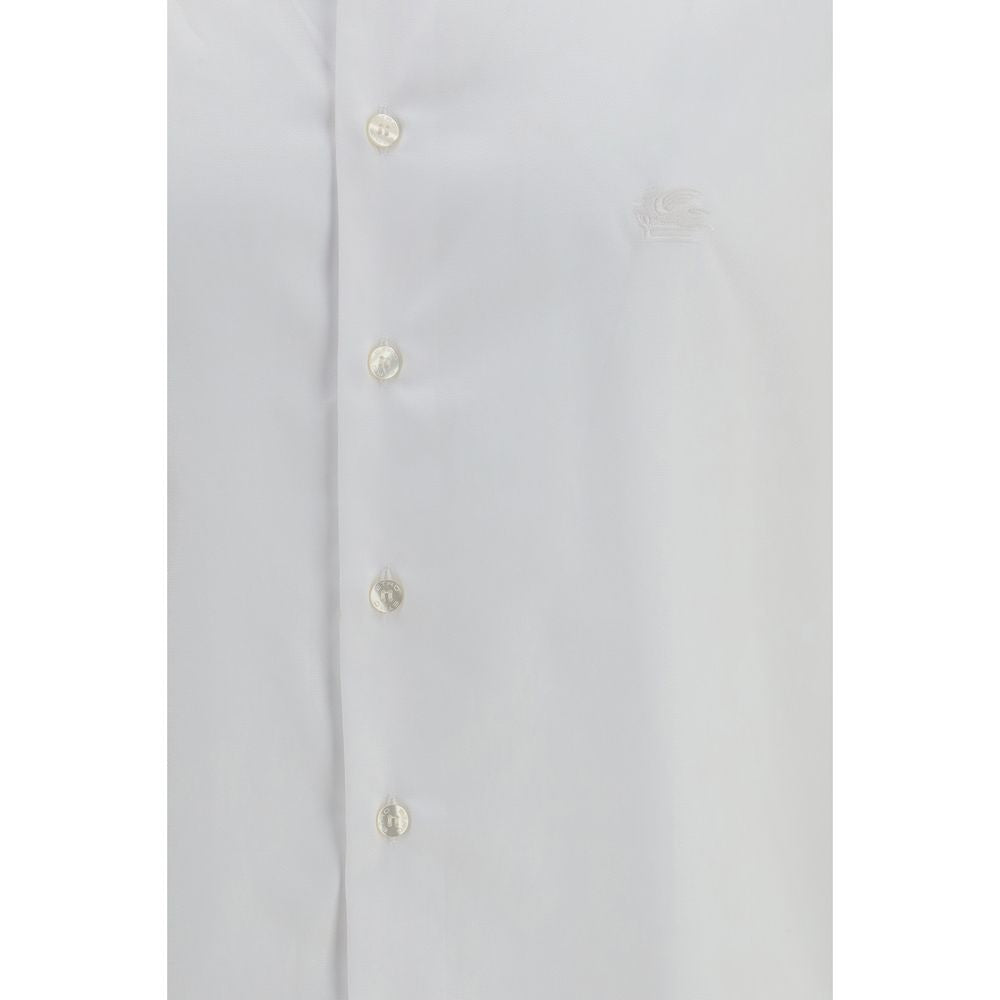 Etro White Cotton Dress Shirt Etro