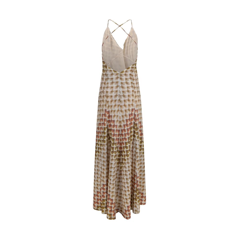 Missoni Multicolor Viscose Long Dress Missoni