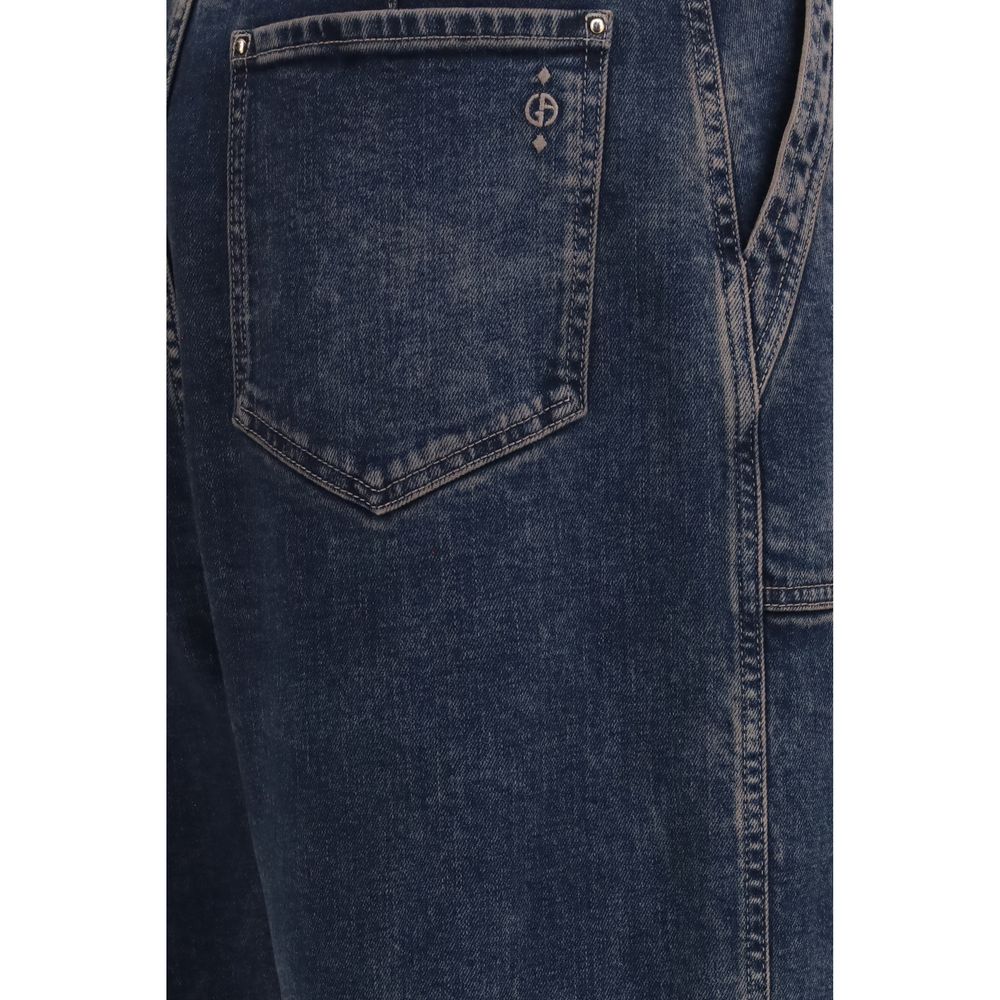 Giorgio Armani Blue Cotton Jeans Denim Giorgio Armani