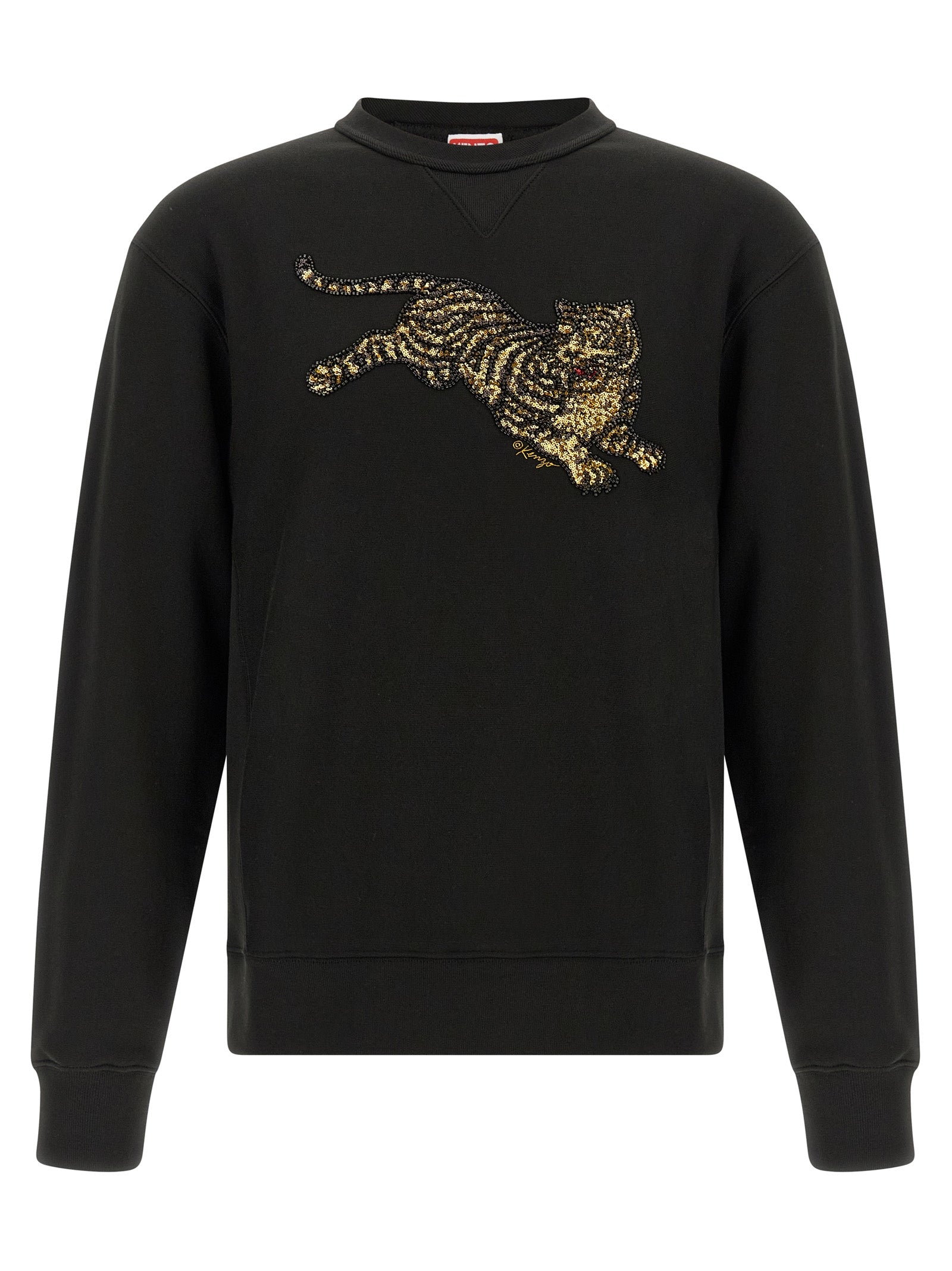 Kenzo Black Cotton Sweatshirt Kenzo