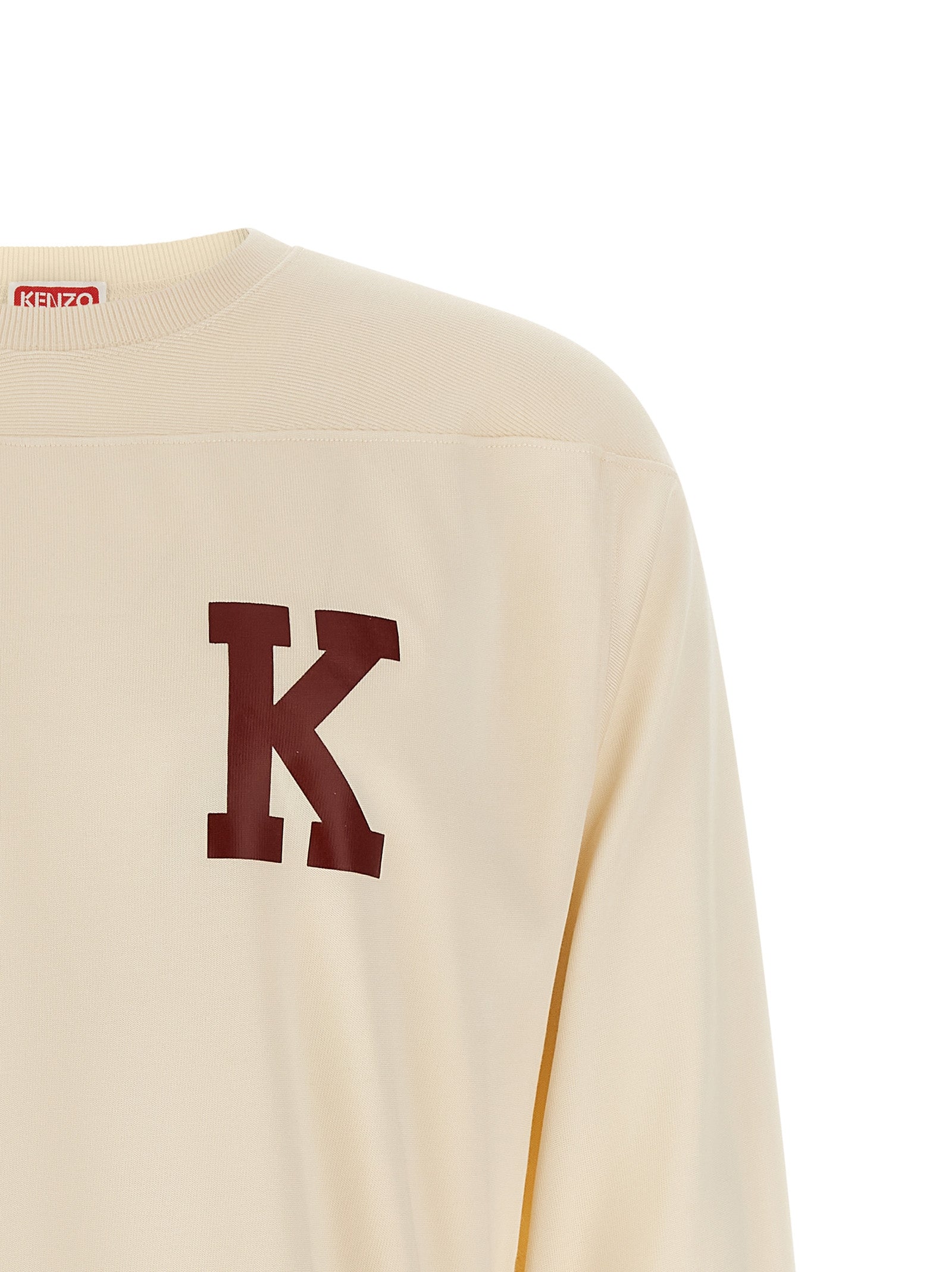 Kenzo Beige Viscose T-Shirt Kenzo