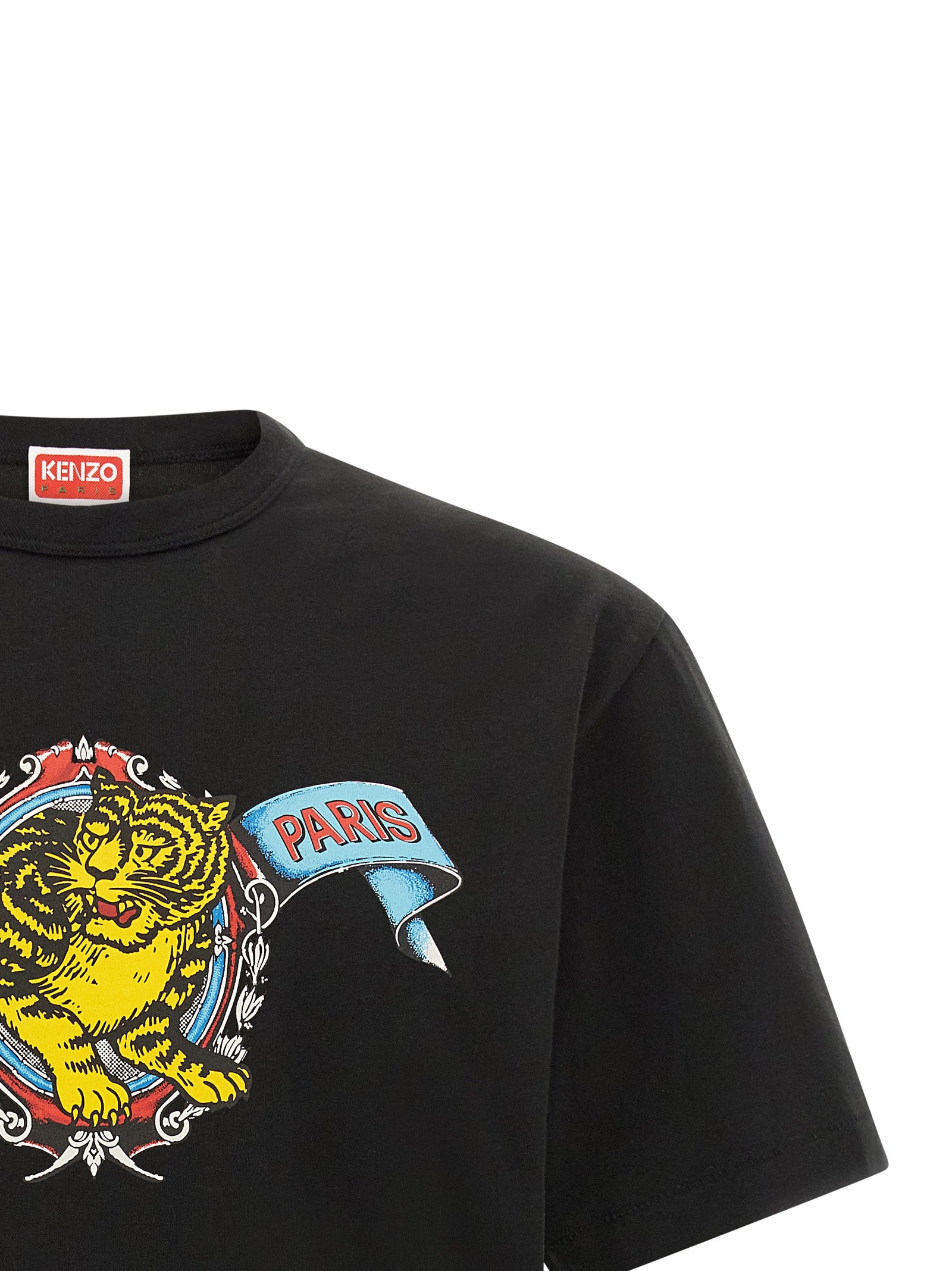 Kenzo Black Cotton T-Shirt Kenzo