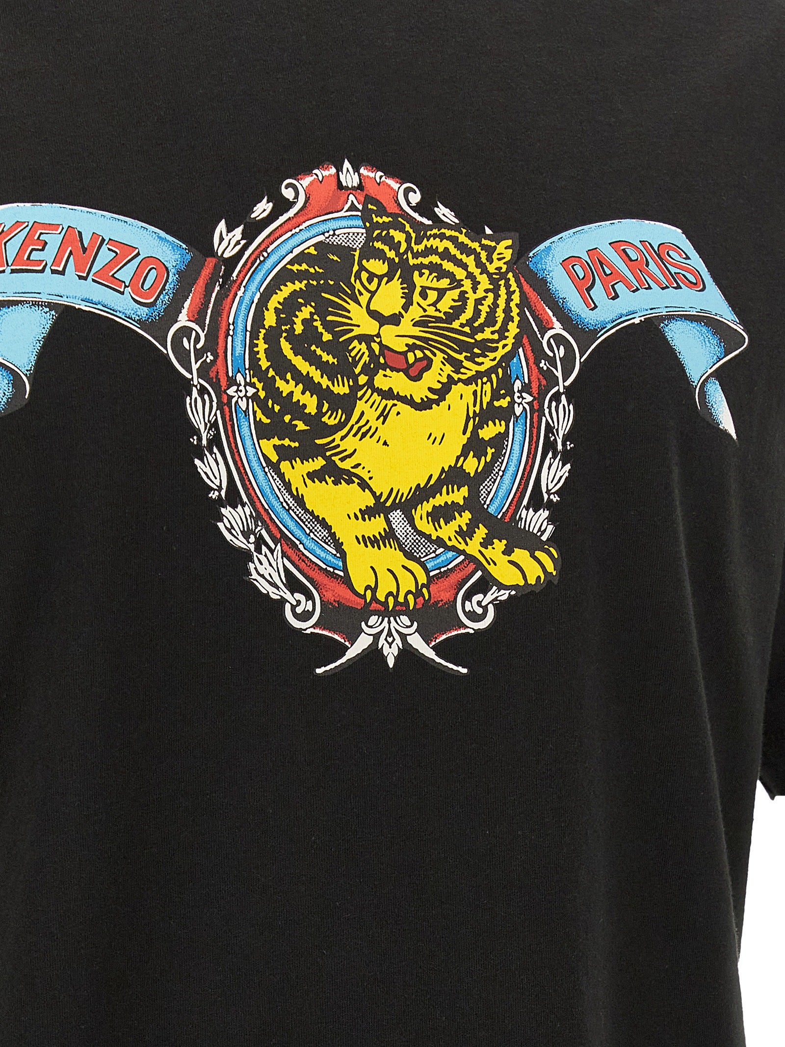 Kenzo Black Cotton T-Shirt Kenzo