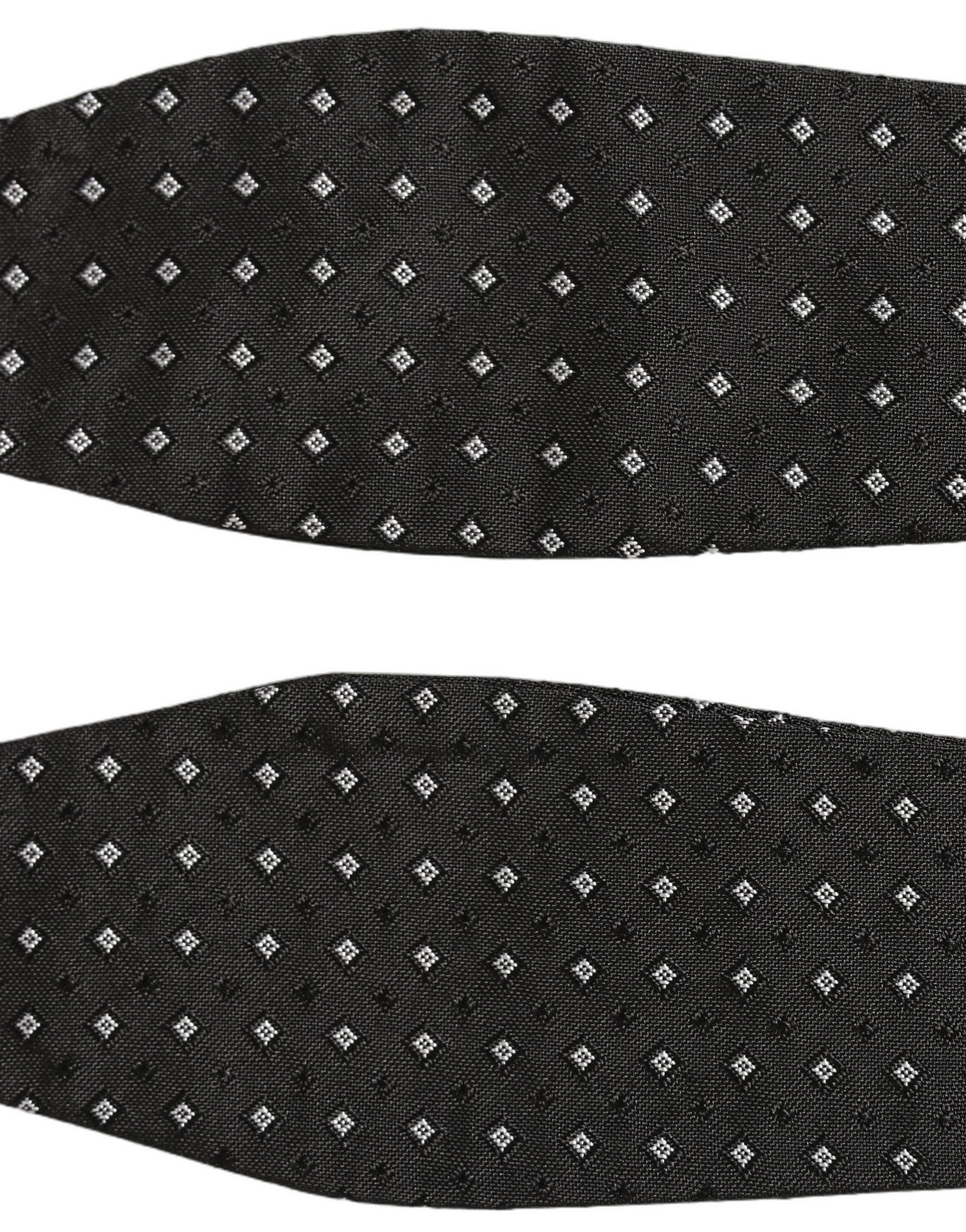 Dolce & Gabbana Black White Polka Dot Adjustable Neck Papillon Bow Tie Dolce & Gabbana