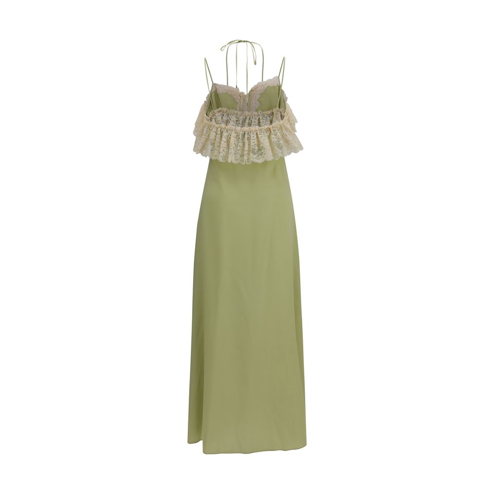 Chloé Bicolor Silk Casual Dress Chloé