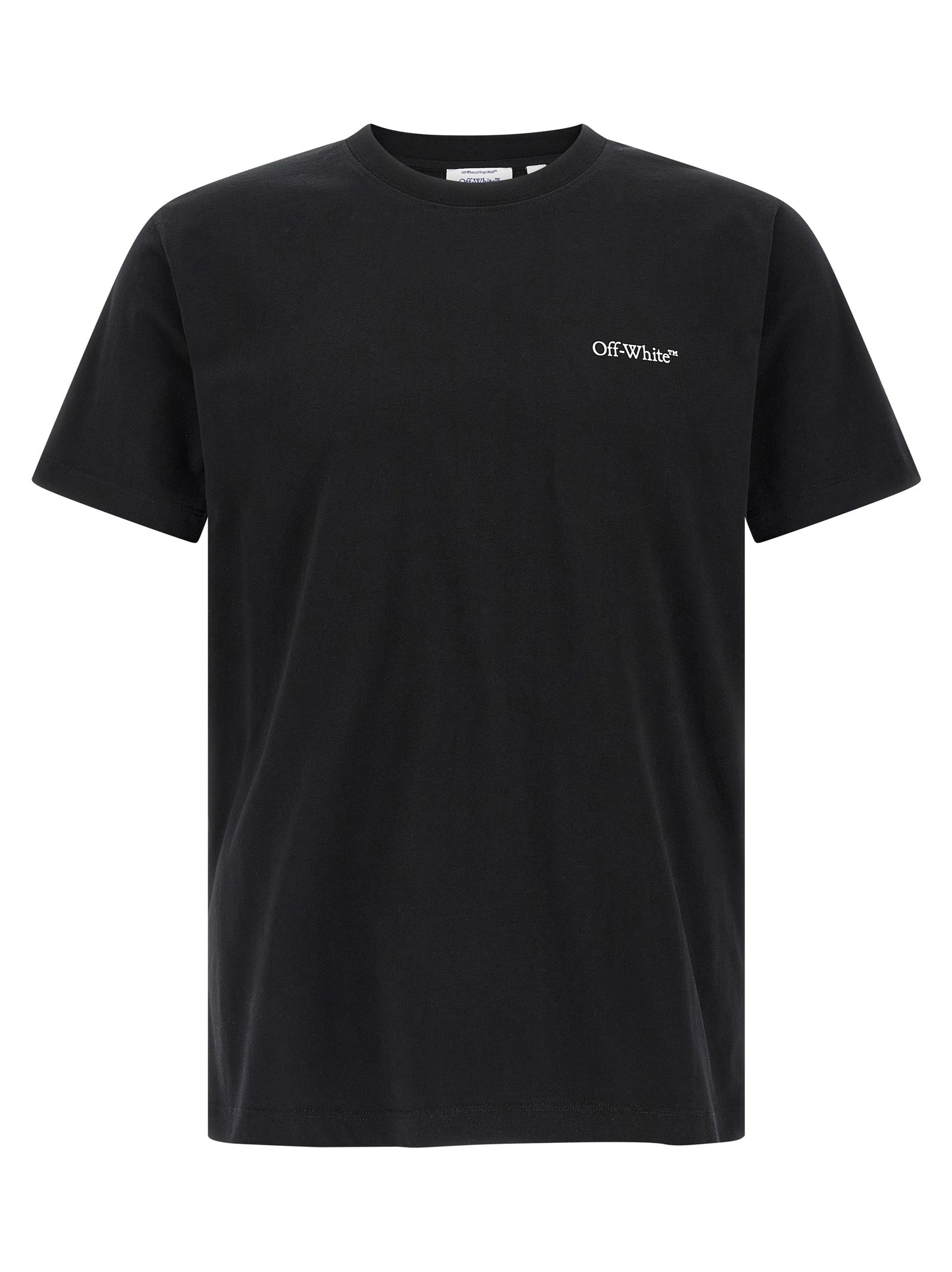 Off-White Black Cotton T-Shirt Off-White