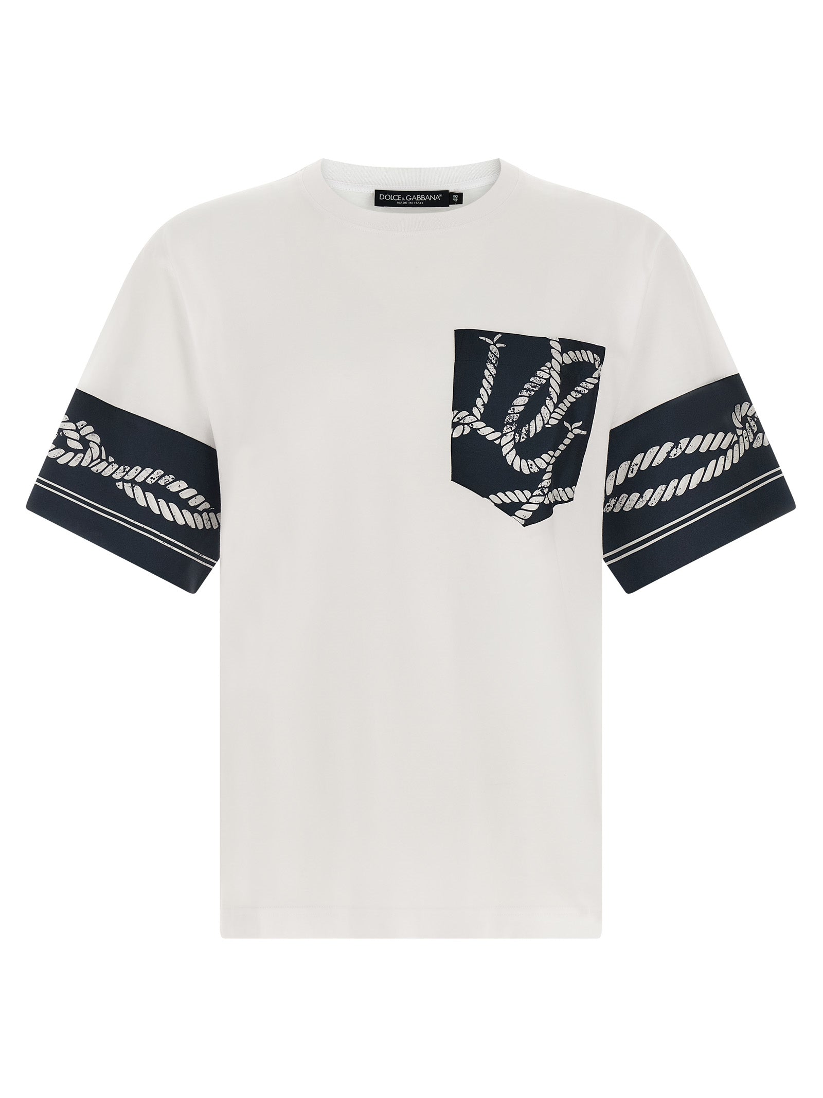 Dolce & Gabbana Blue Cotton T-Shirt Dolce & Gabbana