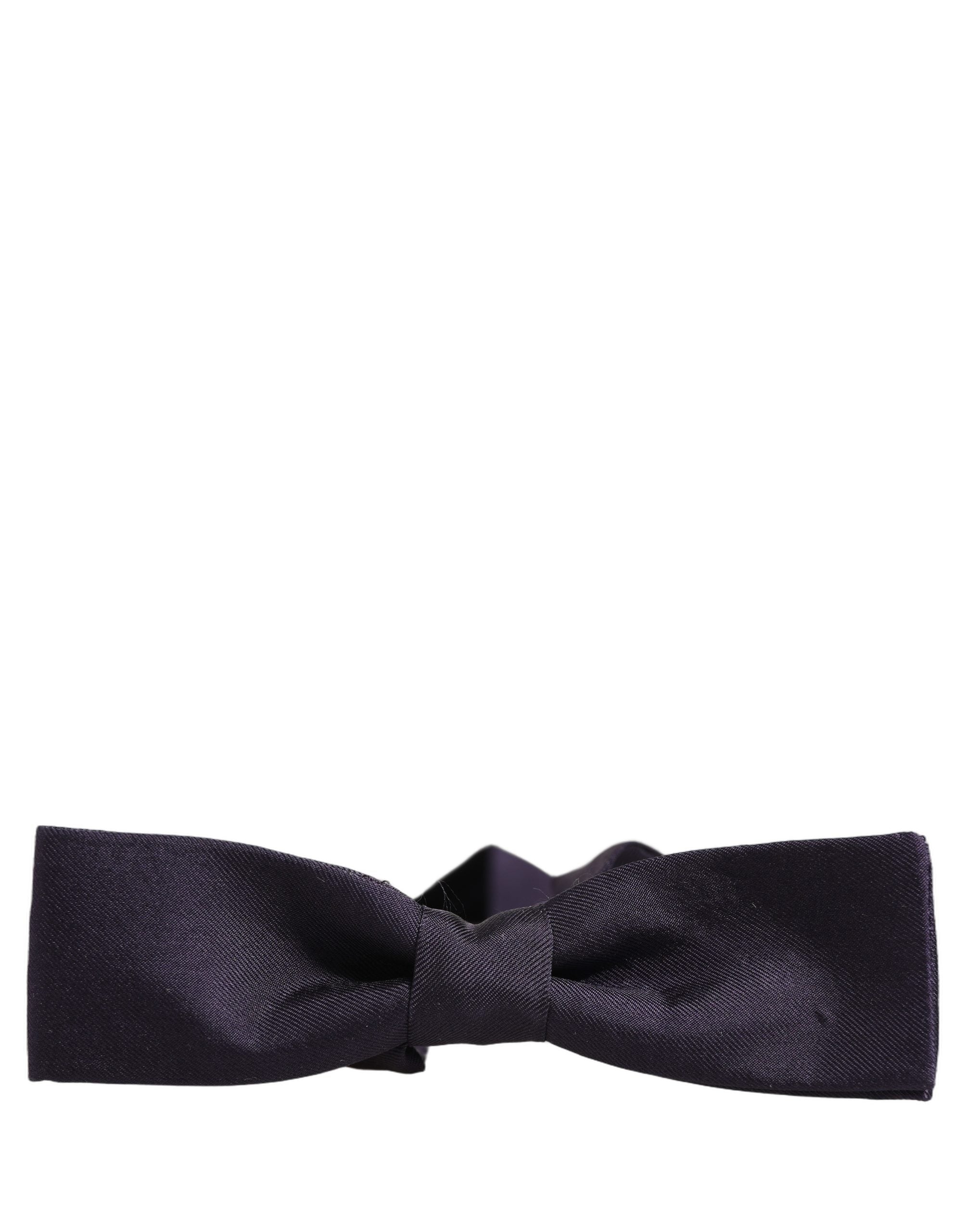 Dolce & Gabbana Men Violet 100% Silk Adjustable Neck Papillon Bow Tie Dolce & Gabbana