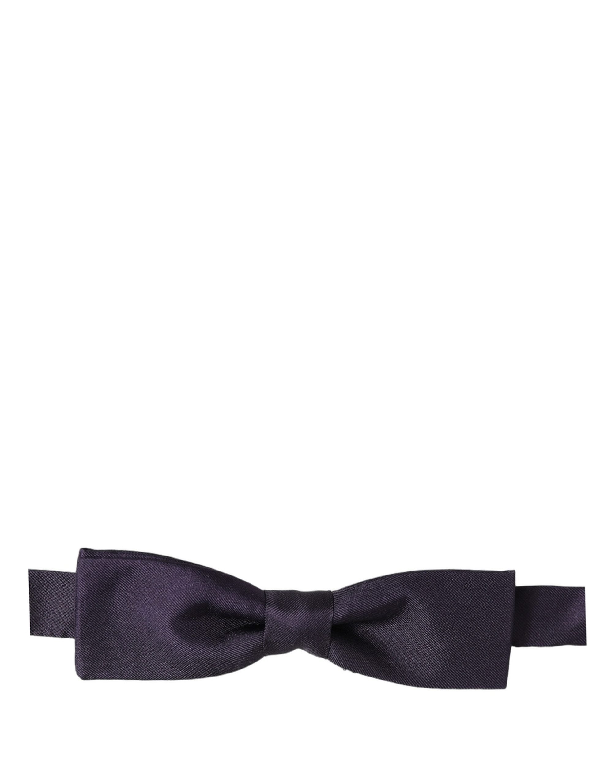Dolce & Gabbana Men Violet 100% Silk Adjustable Neck Papillon Bow Tie Dolce & Gabbana