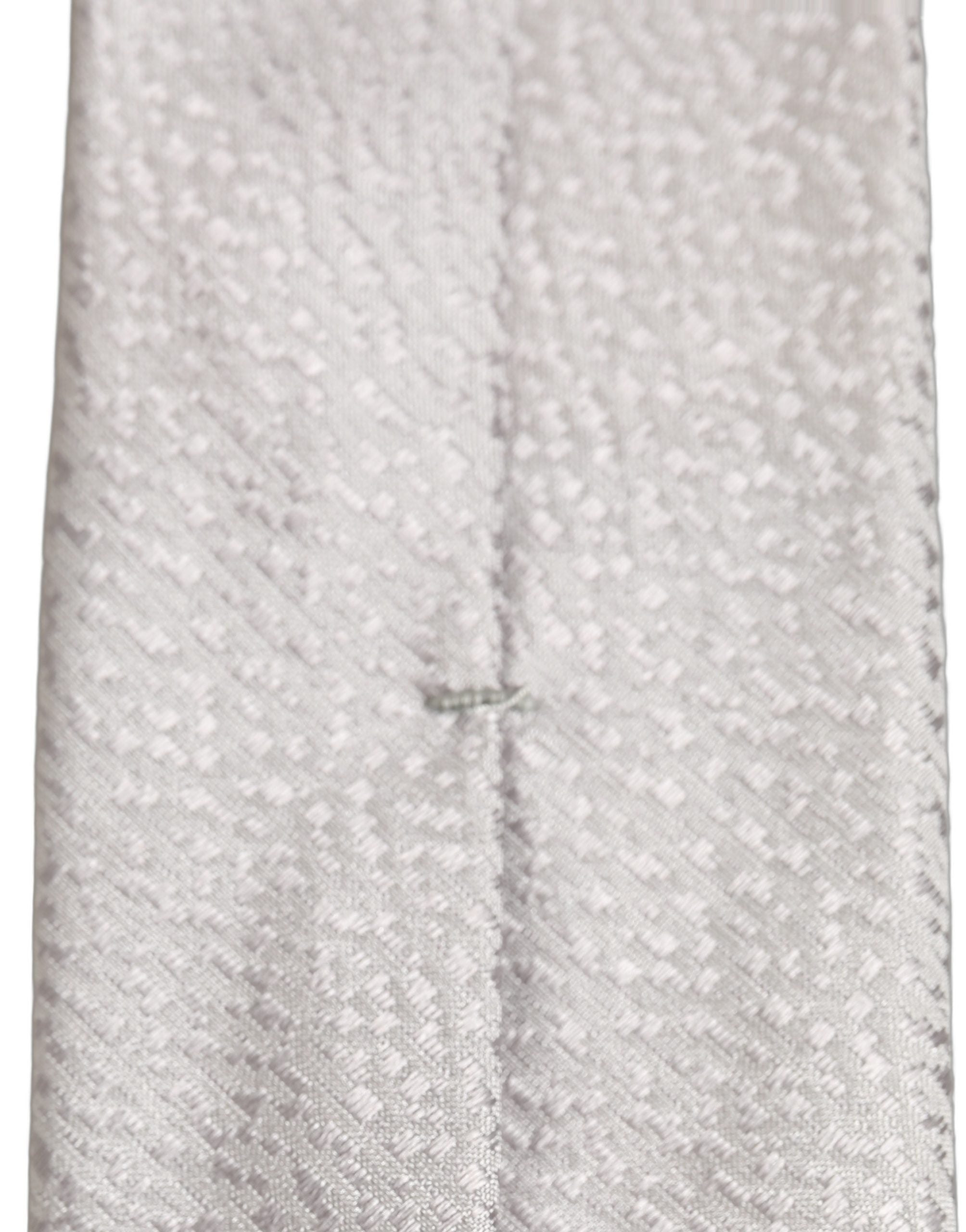 Dolce & Gabbana Men Gray 100% Silk Textured Adjustable Tied Necktie Tie Dolce & Gabbana