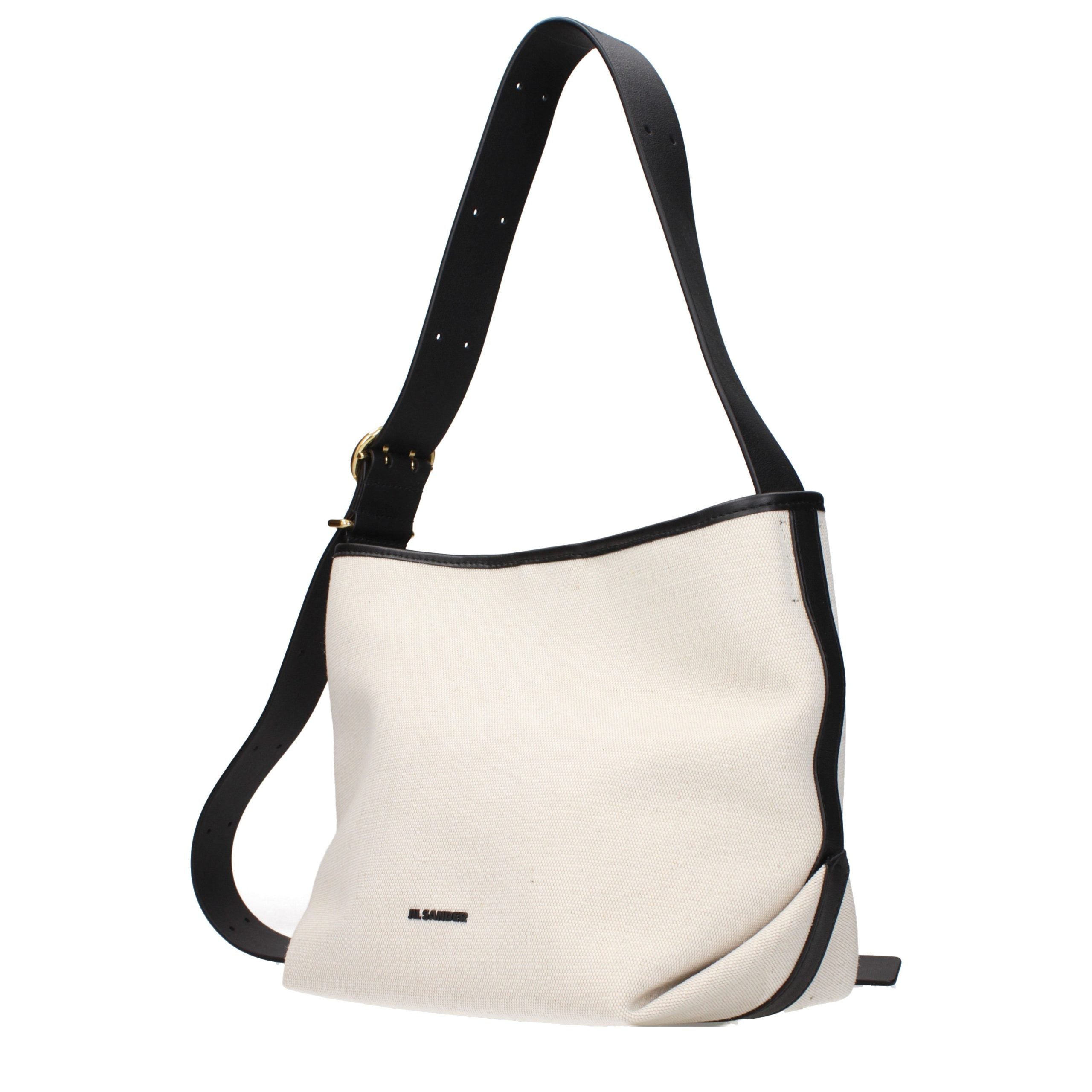 Jil Sander Beige Fabric Crossbody Bag Jil Sander