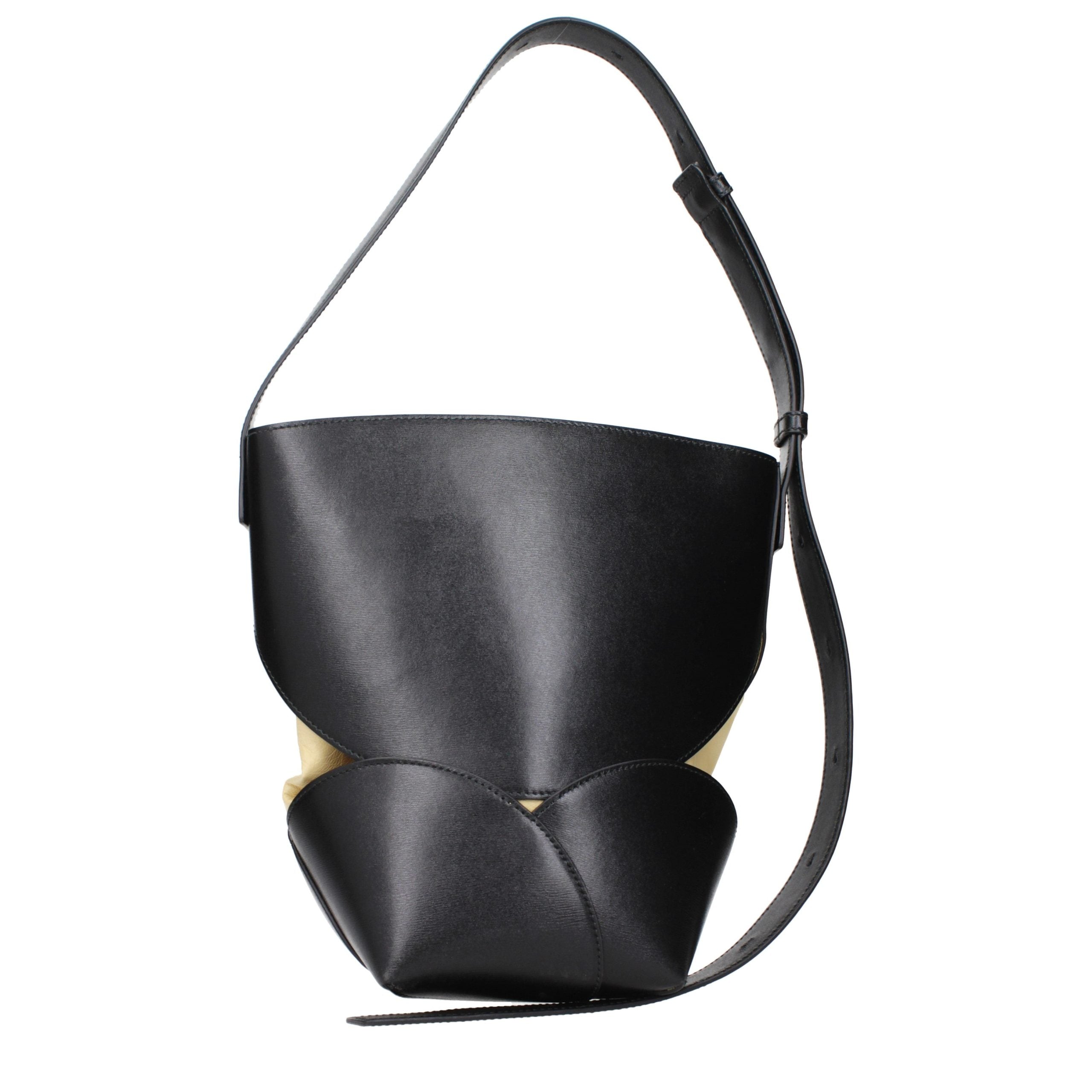 Jil Sander Black Leather Crossbody Bag Jil Sander