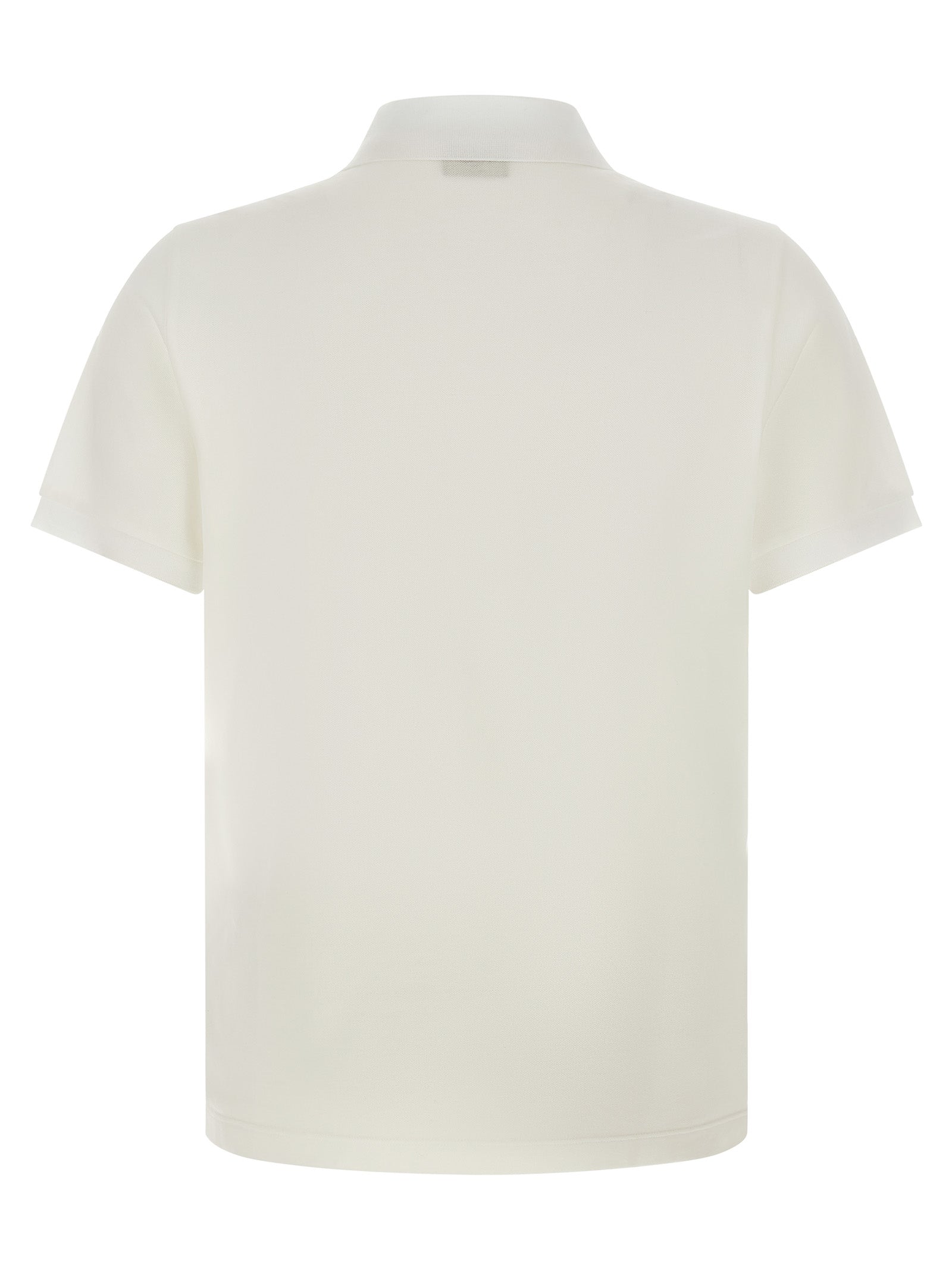 Fendi White Cotton Polo Shirt Fendi