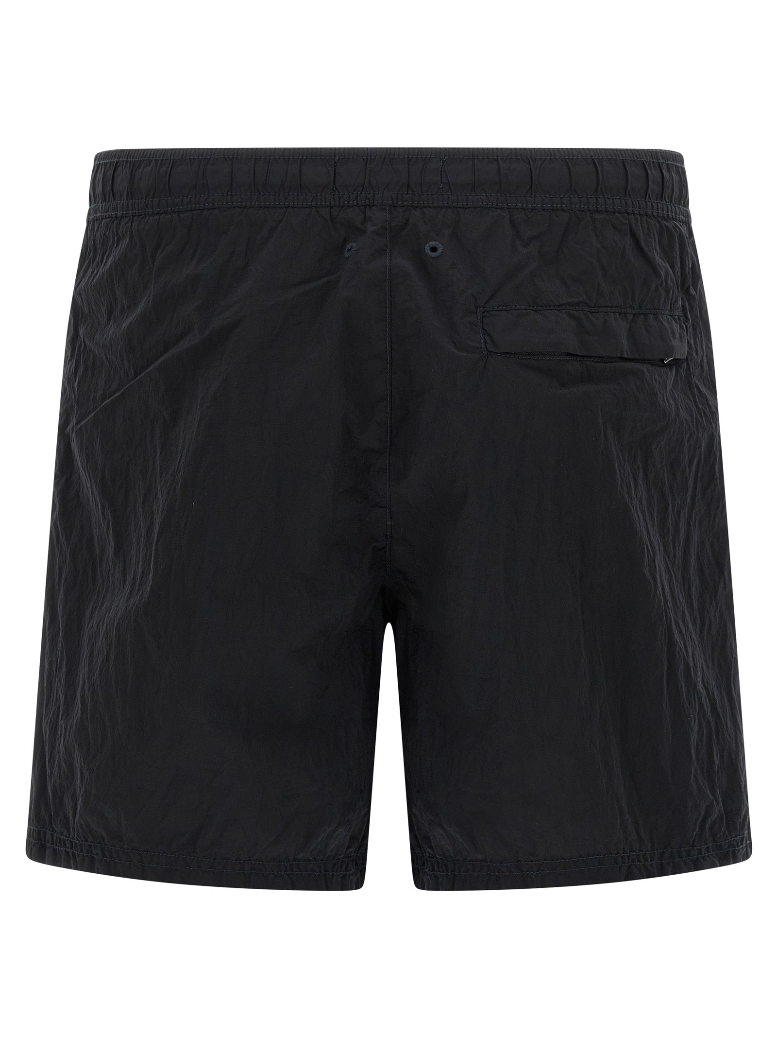 Stone Island Blue Polyamide Swim Shorts Stone Island