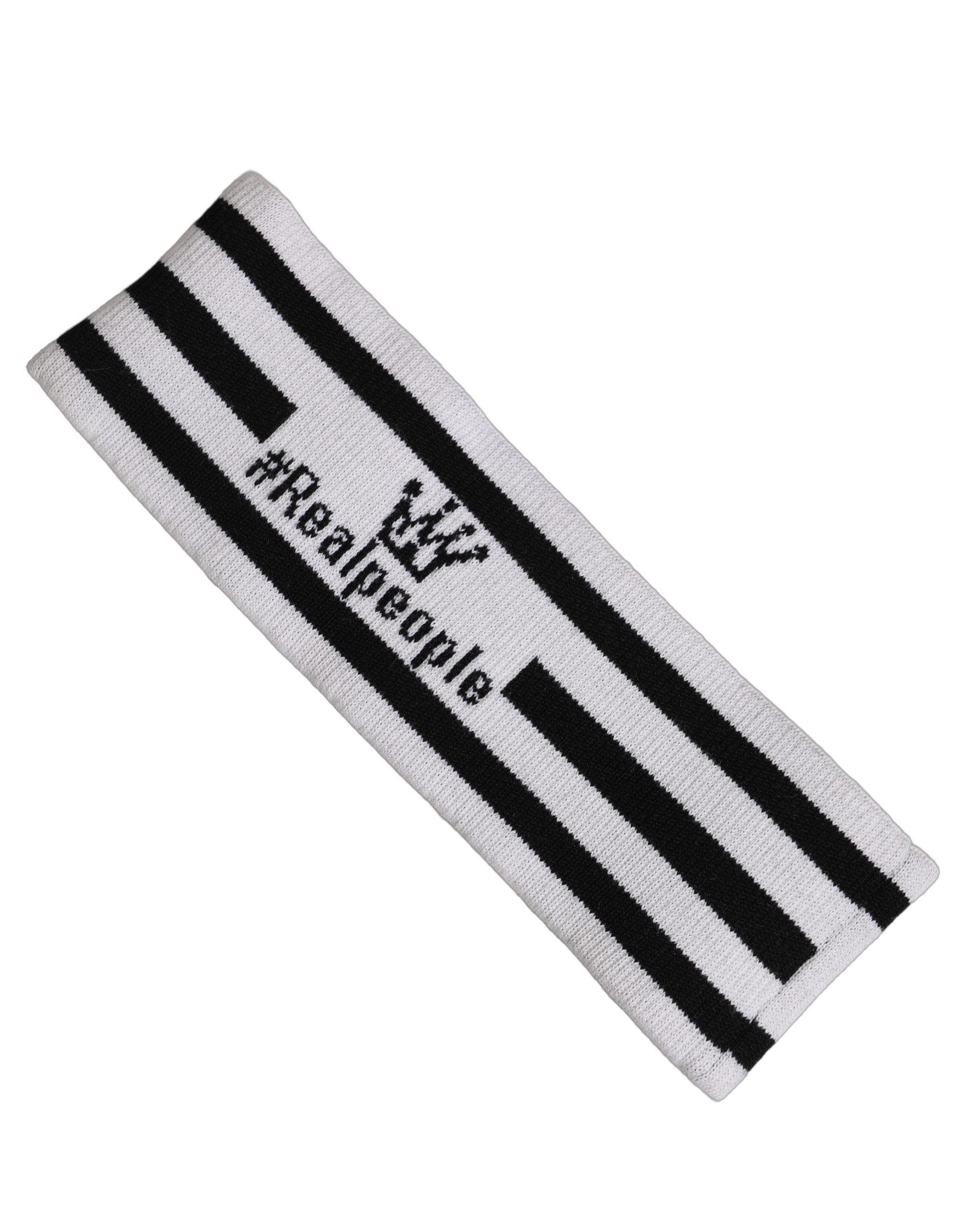 Dolce & Gabbana White Wool Knit #DGmillennials Head Band One Size Hat Dolce & Gabbana