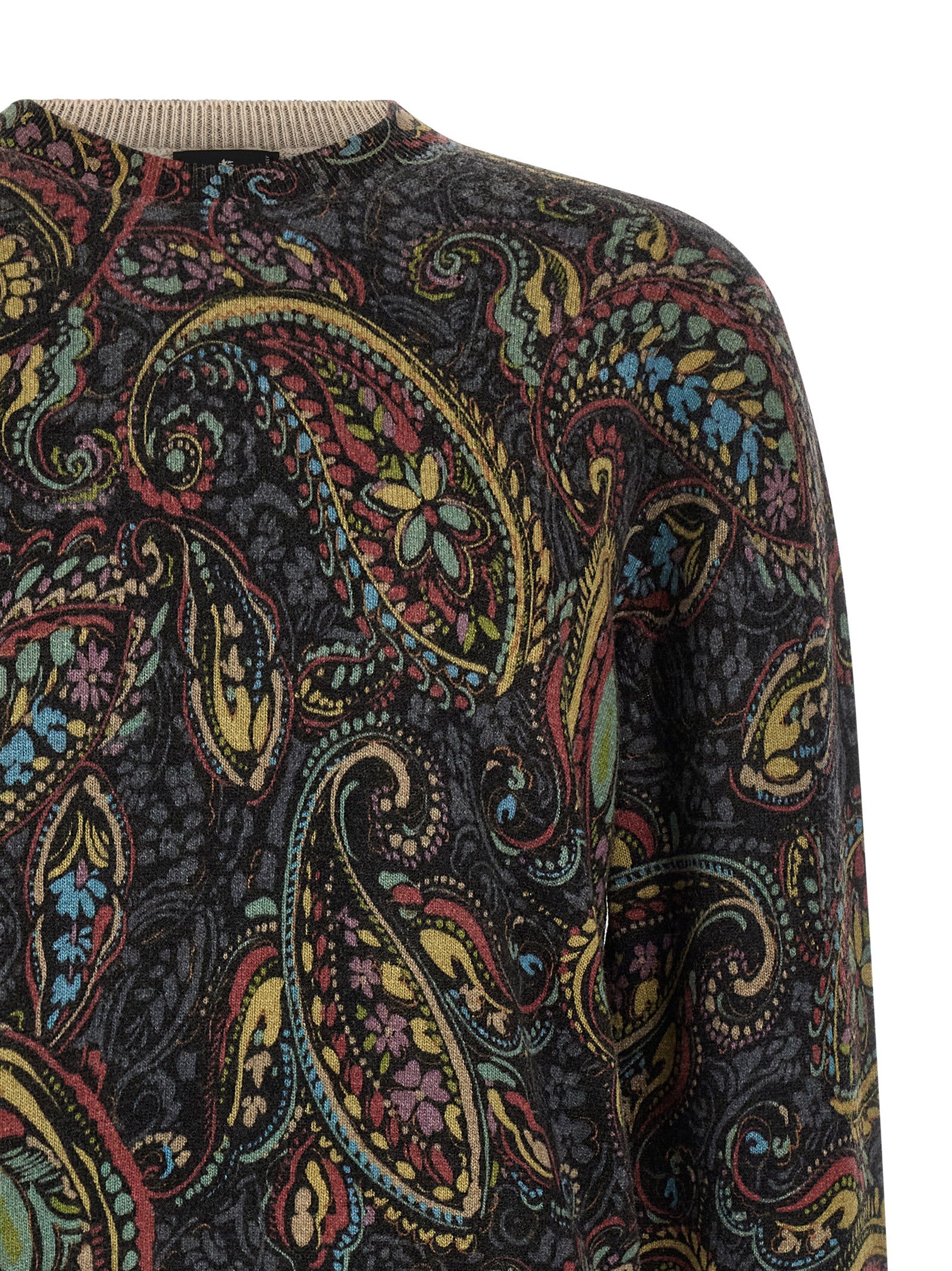 Etro Multicolor Wool Cardigan Etro