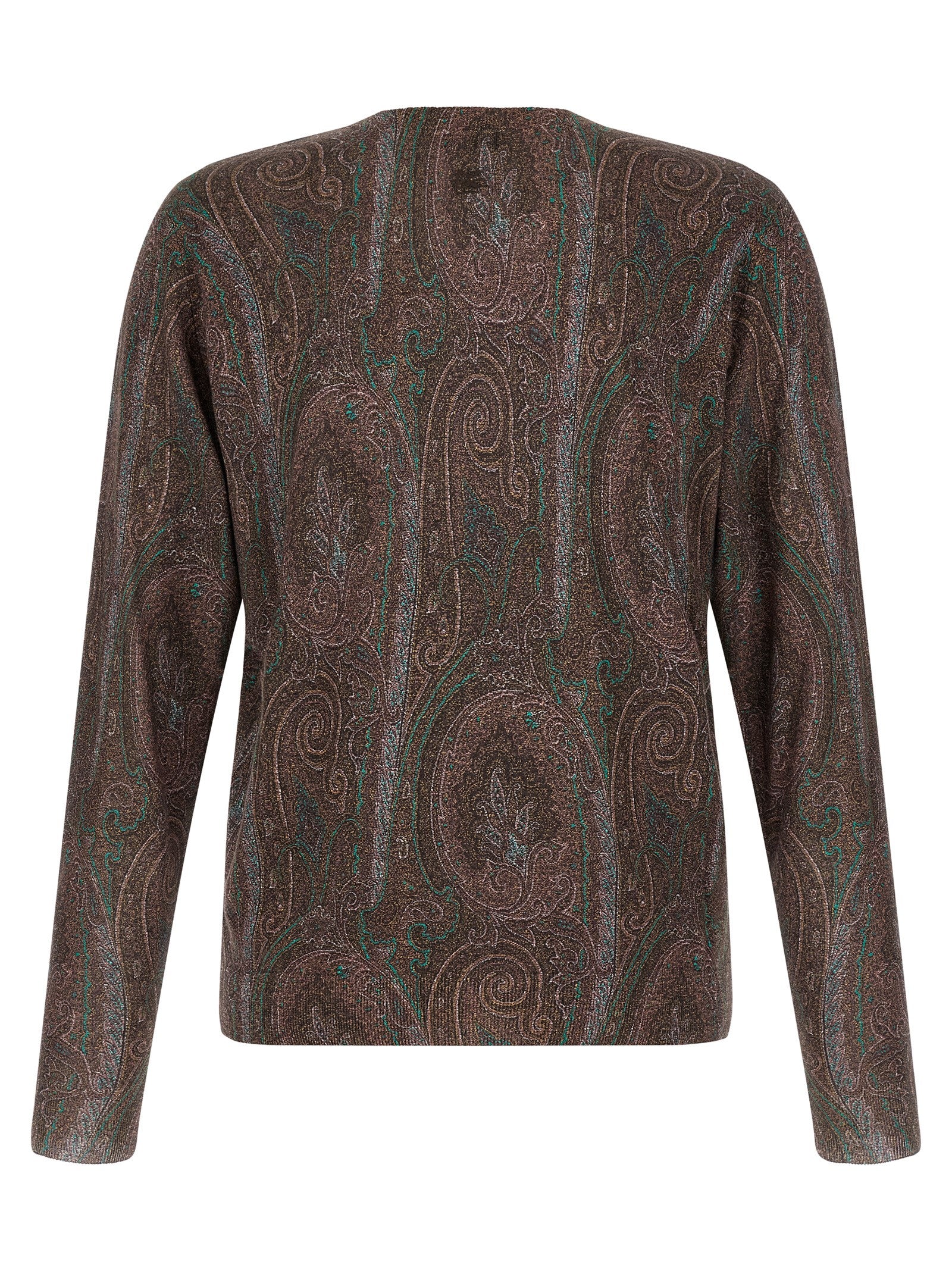Etro Bordeaux Silk Cardigan Etro