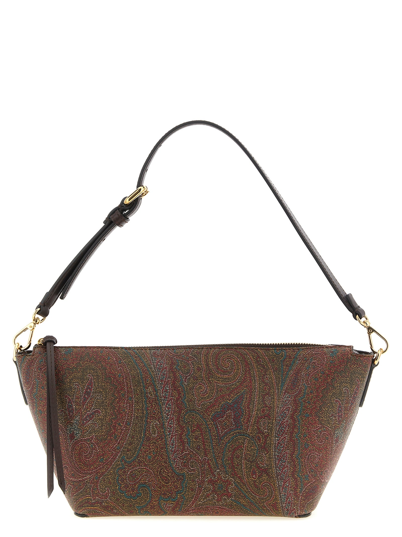 Etro Brown Cotton Crossbody Bag Etro