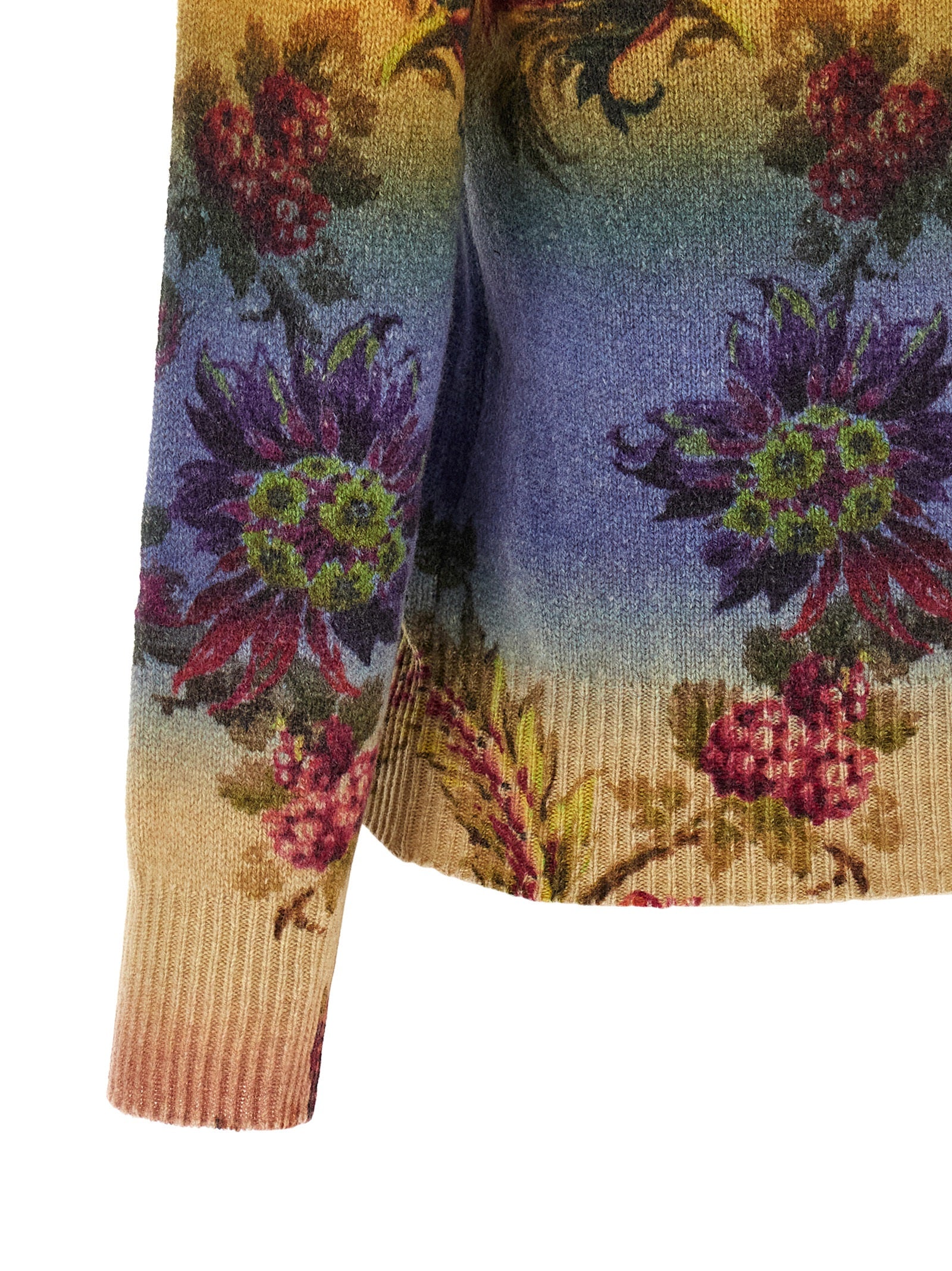 Etro Multicolor Wool Cardigan Etro