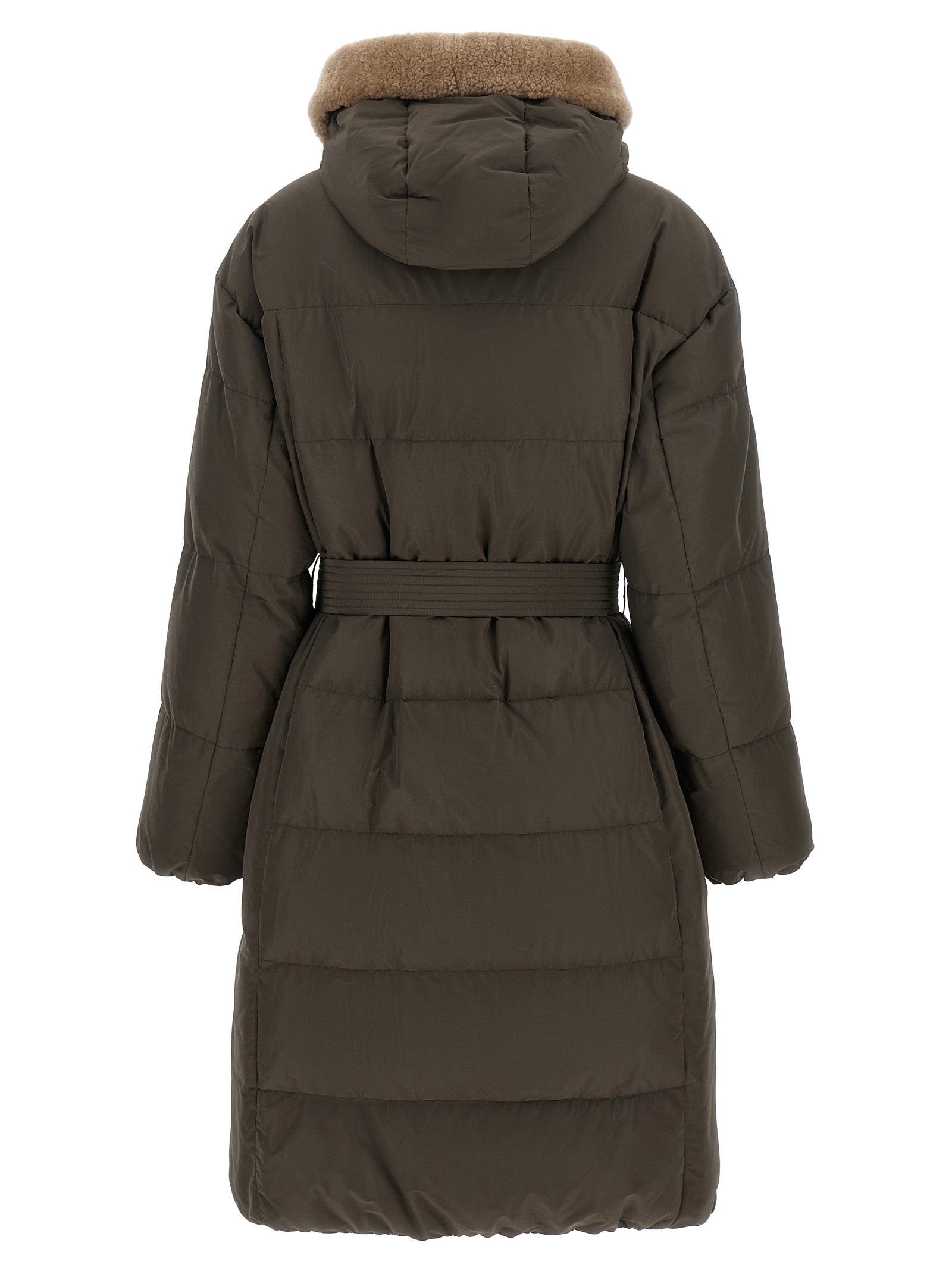 Brunello Cucinelli Bicolor Cotton Coat Brunello Cucinelli