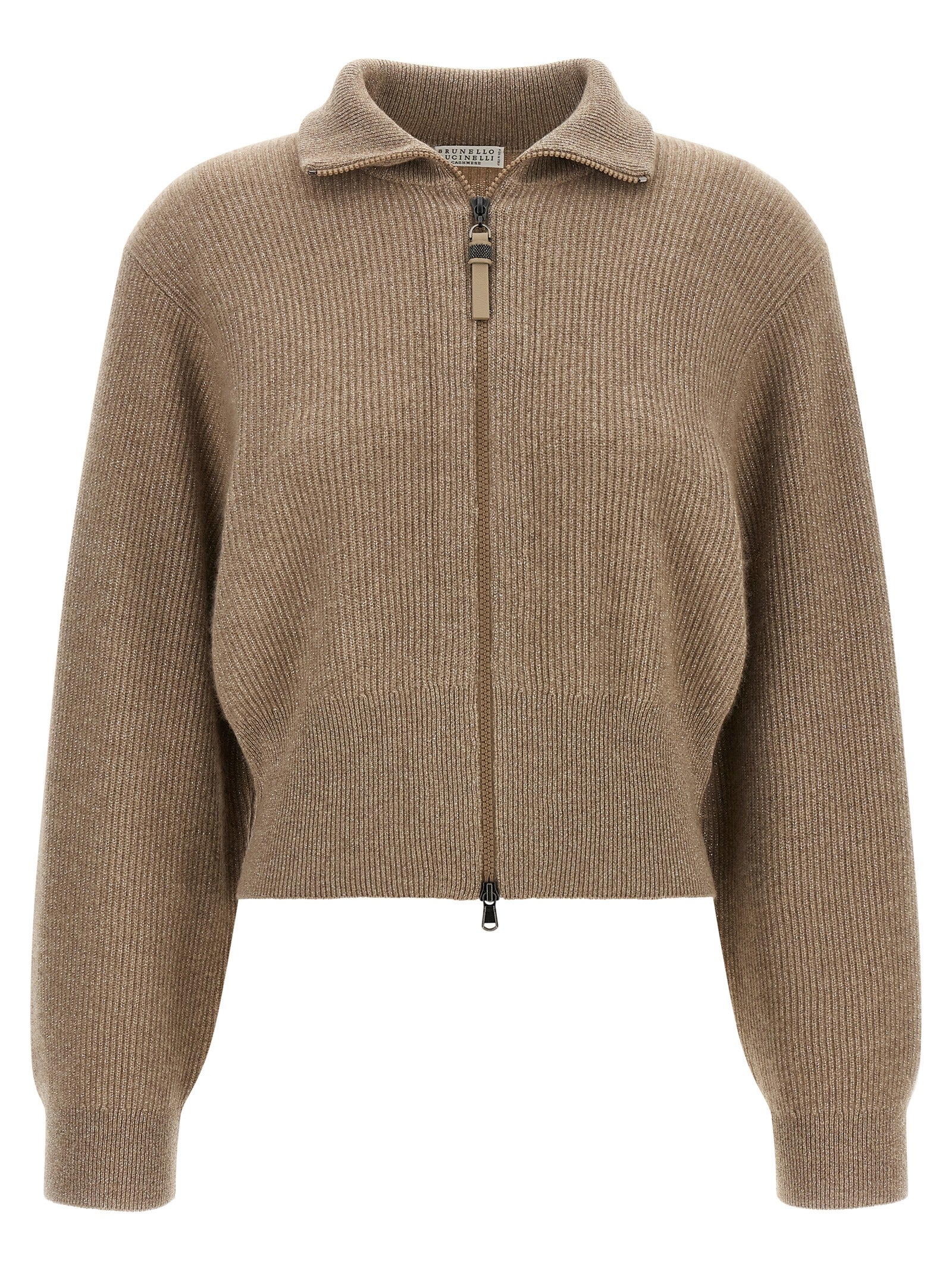 Brunello Cucinelli Brown Cashmere Cardigan Brunello Cucinelli