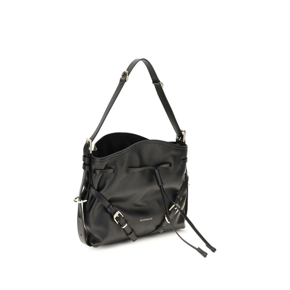 Givenchy Black Calf Leather Bos Taurus Backet Bag Givenchy
